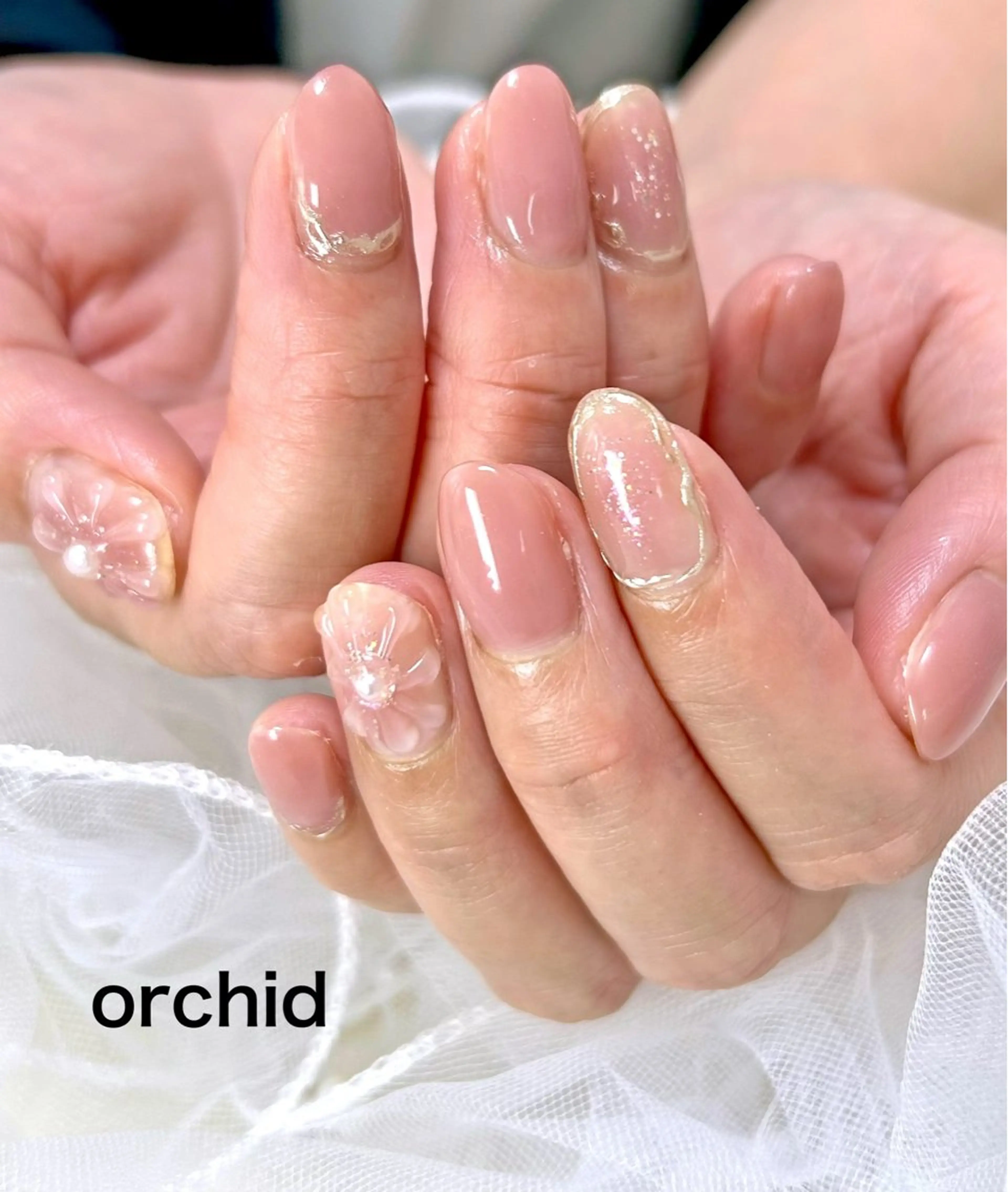 ネイル orchid ♡オーキッドのネイルデザイン