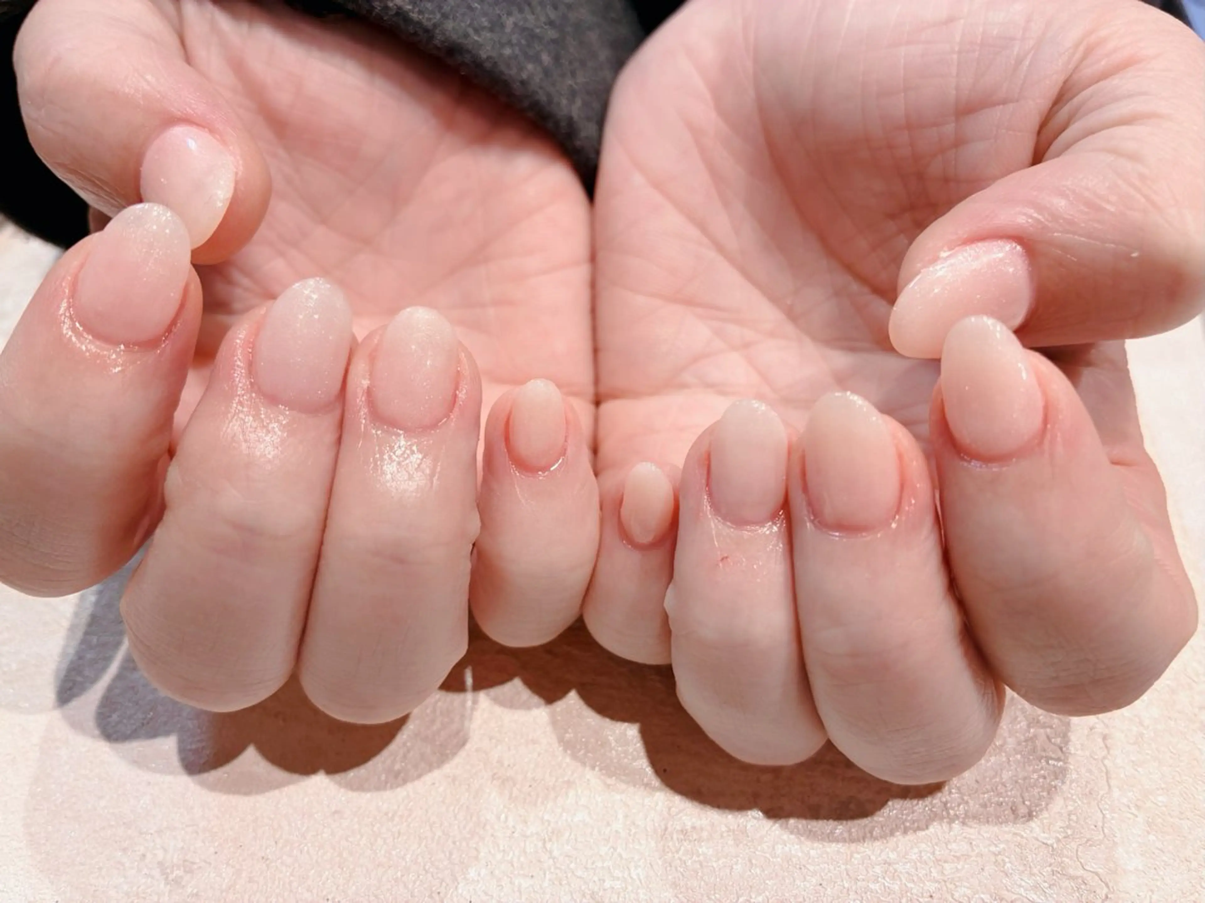 ネイル 長さ出し ジェルネイル ecrin kana🌺のネイルデザイン