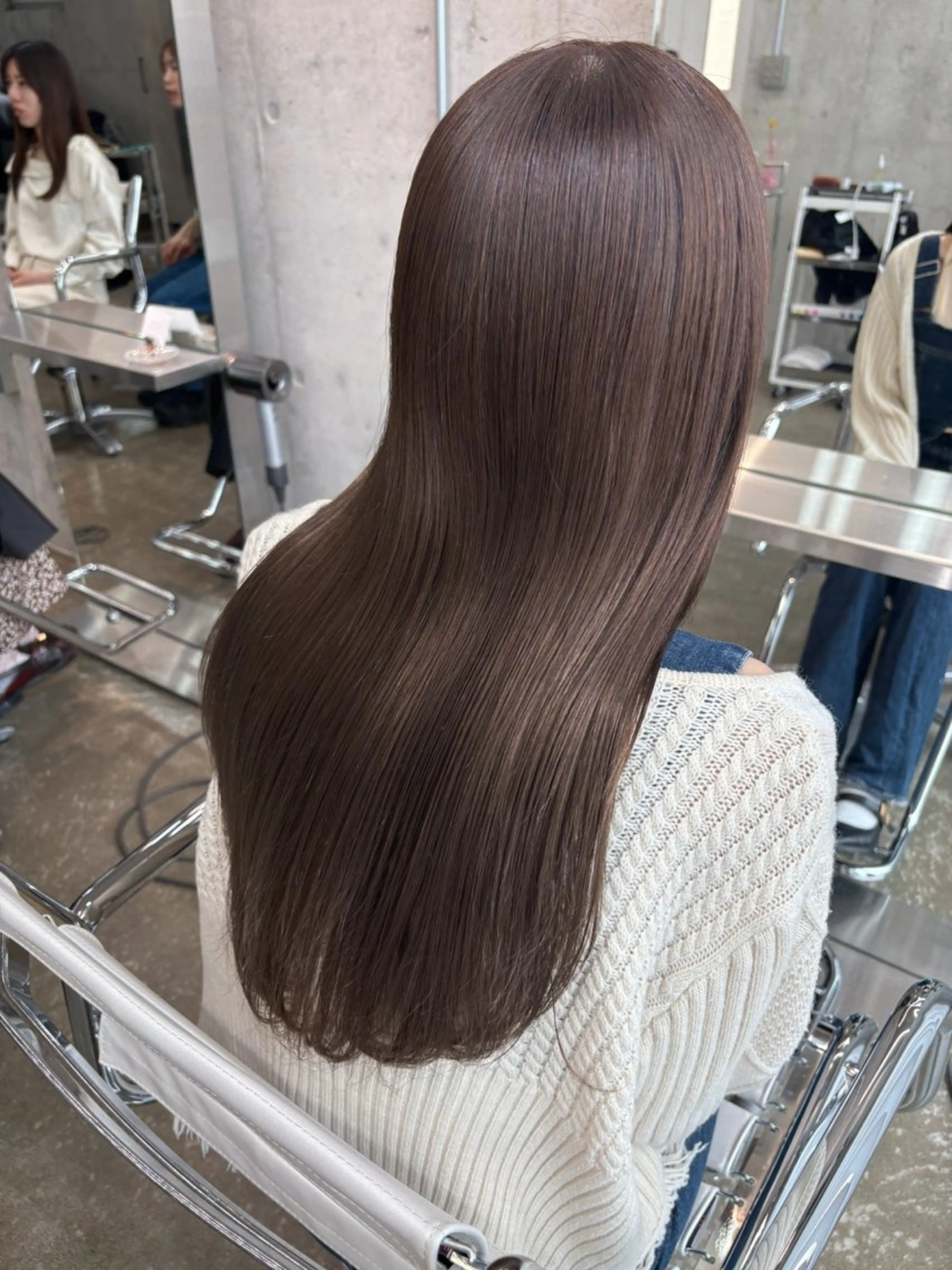 ロング カラー ベージュカラー トリートメント TONE所属・透明感艶カラー/美髪 ayaka🦢❤︎のヘアスタイル