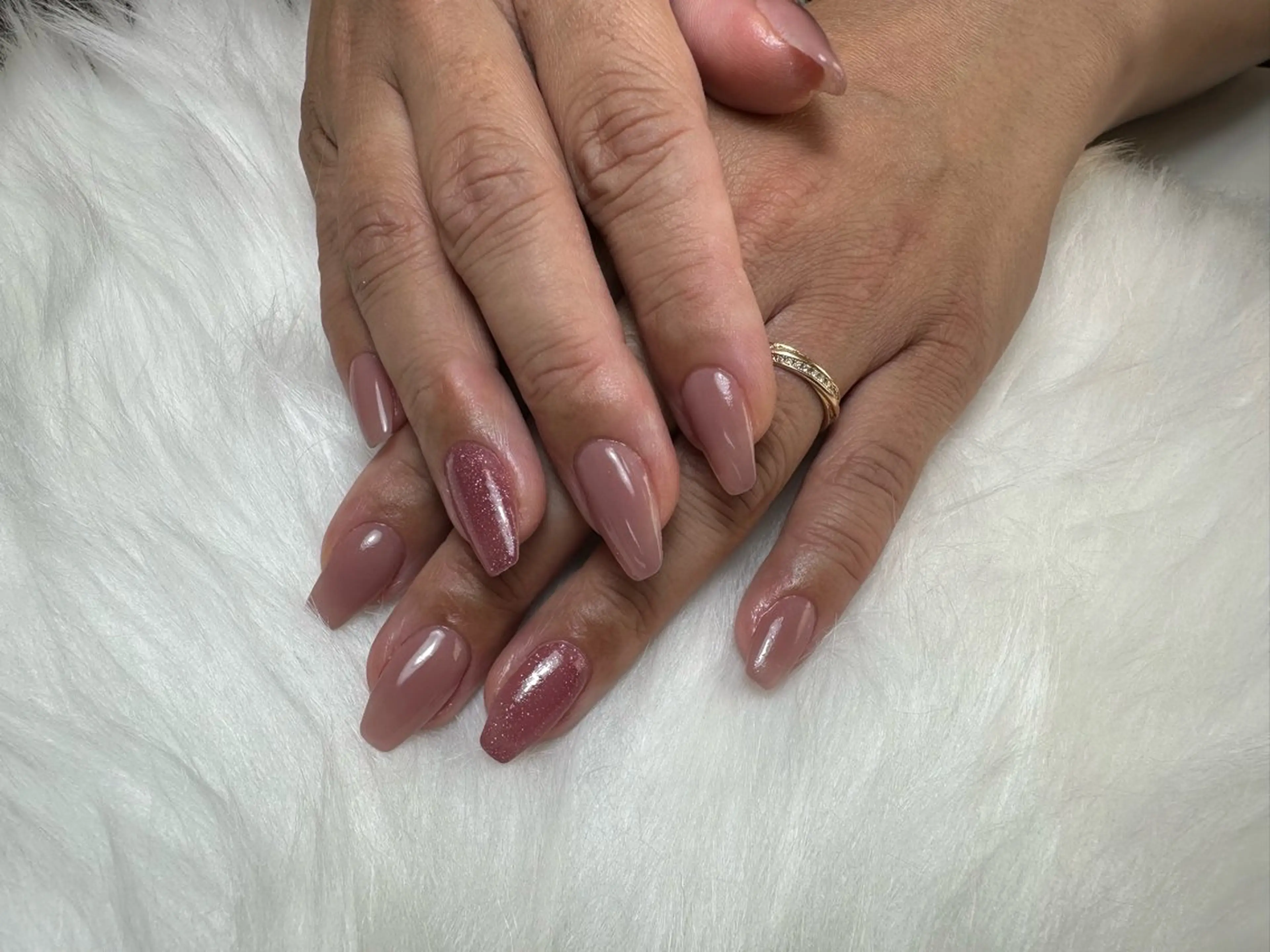 ネイル 長さ出し ワンカラーネイル ピンク ネイルチップ Aiiby ネイルルームのネイルデザイン