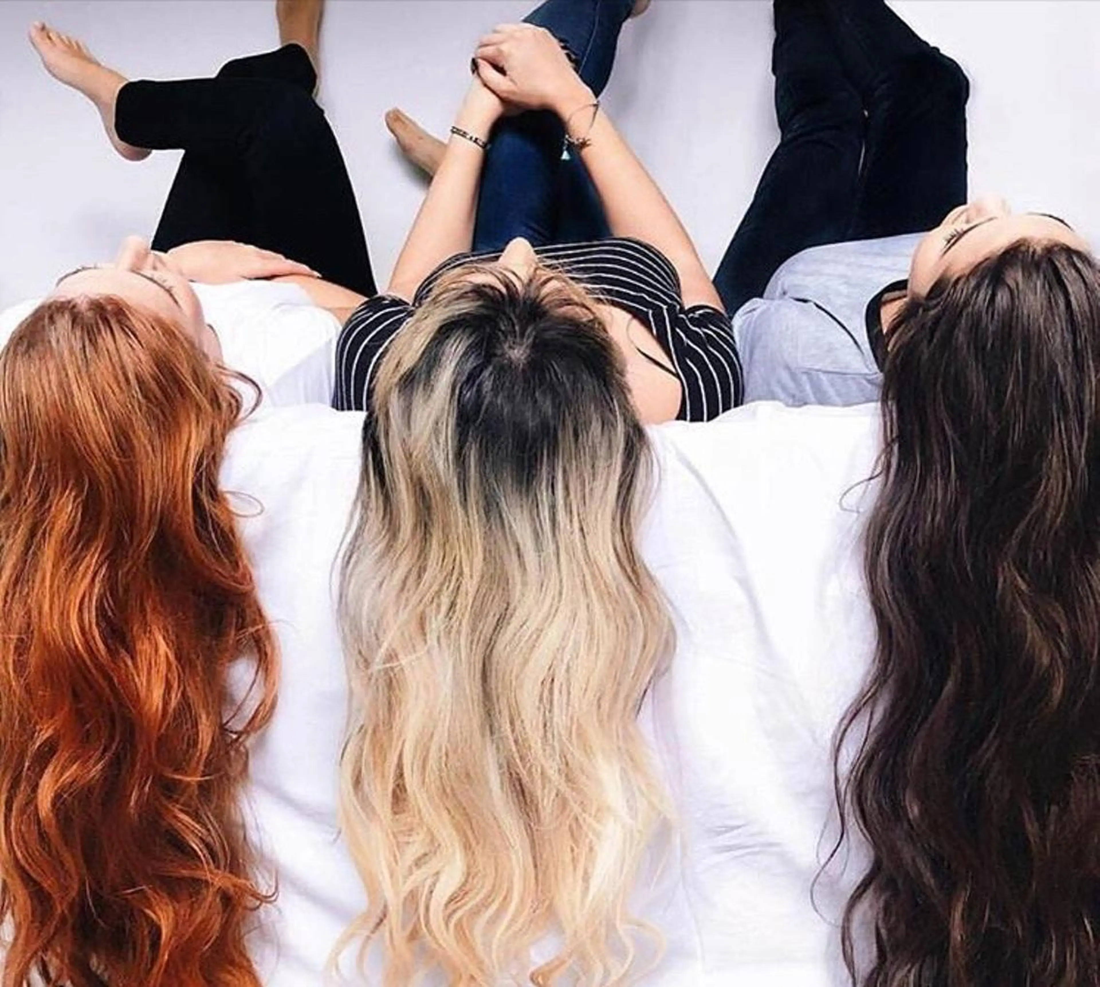 ロング カラー パーマ ヘアアレンジ Device ディバイスのヘアスタイル