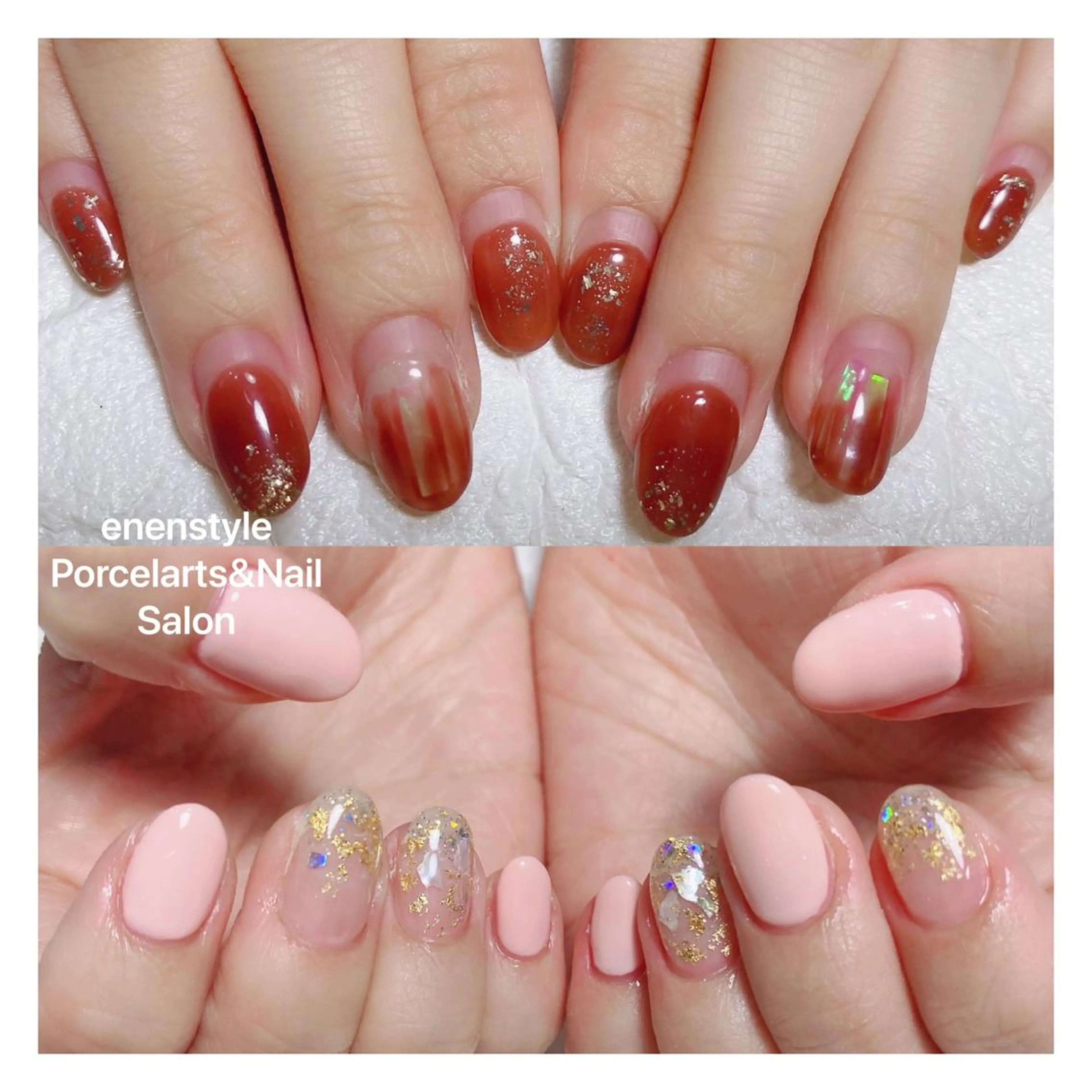 ミディアム ネイル ハンドネイル 👑enen style👑のネイルデザイン