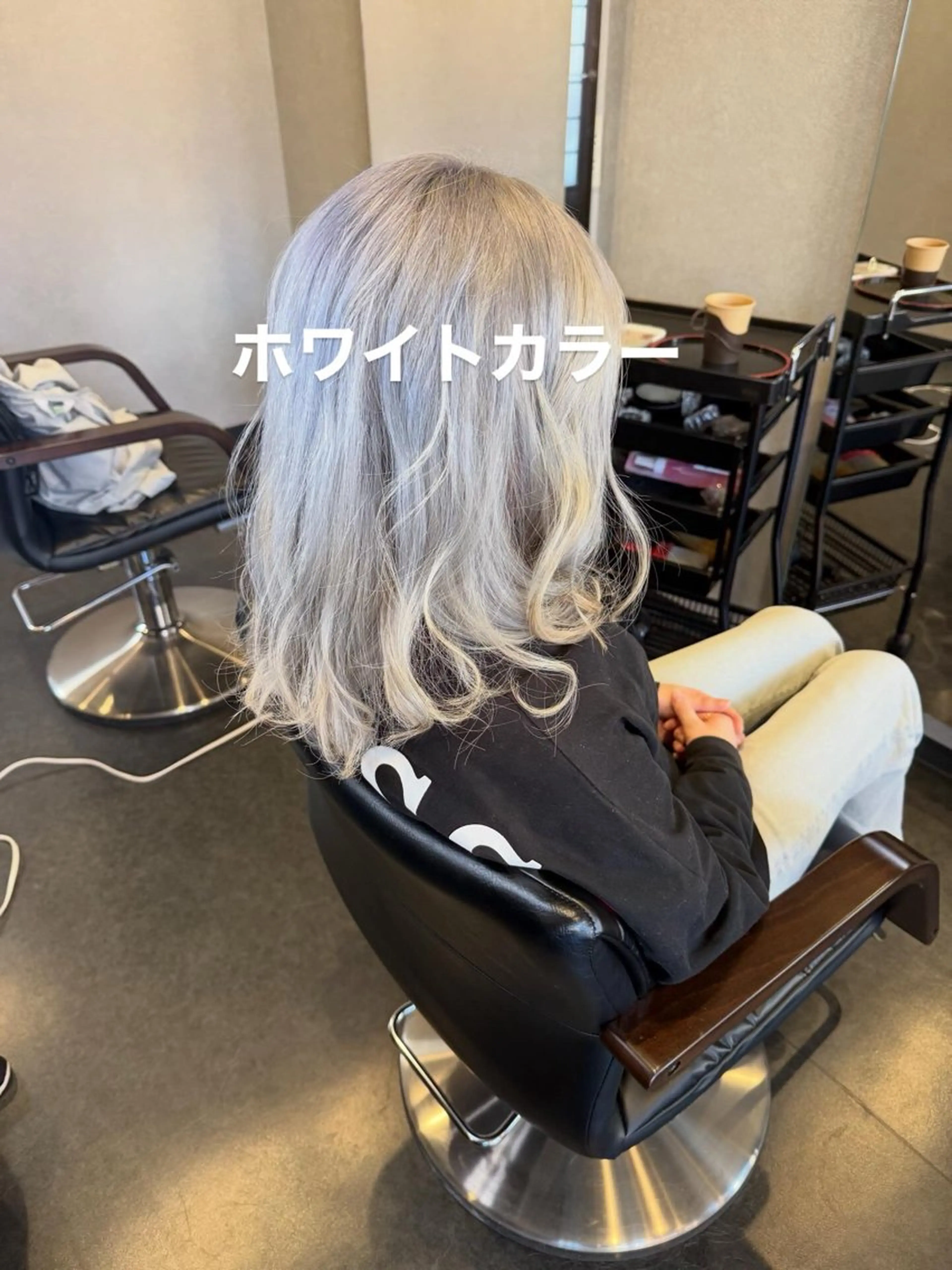 セミロング 髪質改善⚡️カラー 🍀武久 誠🍀のヘアスタイル