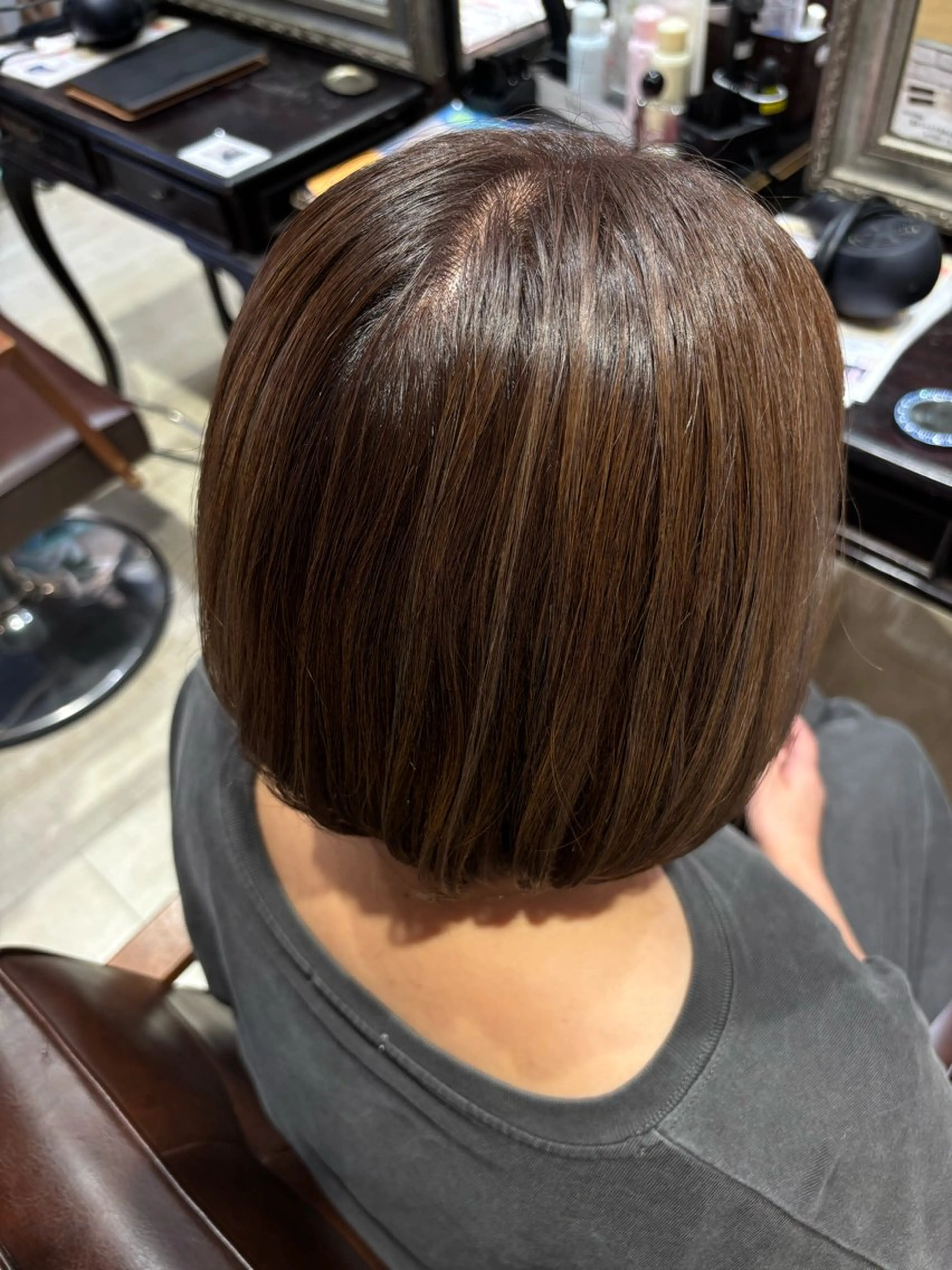 ミディアム アッシュ トリートメント 🫧Ayumu🫧 透明感カラー/春日のヘアスタイル