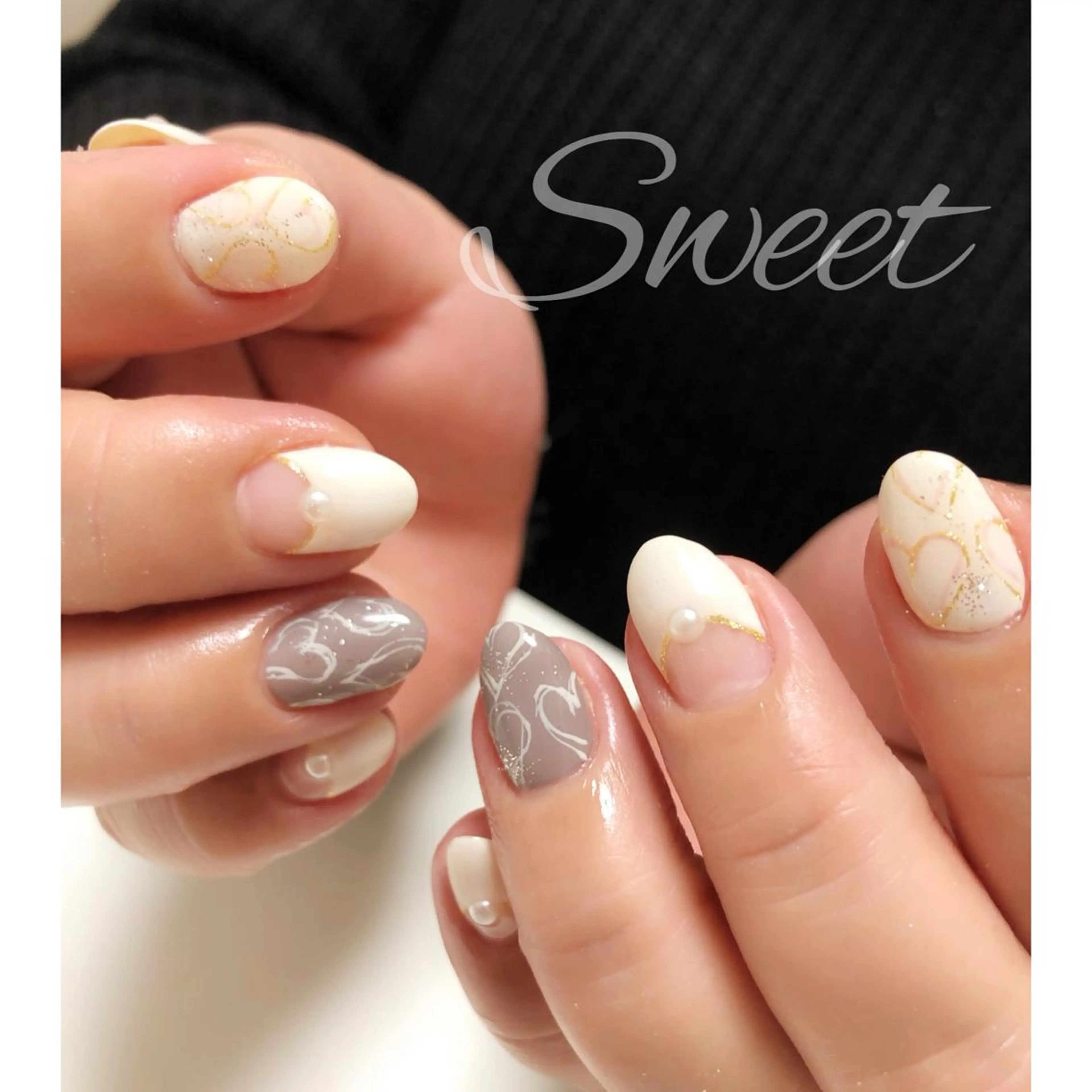 ネイル sweet 仲野陽子のネイルデザイン