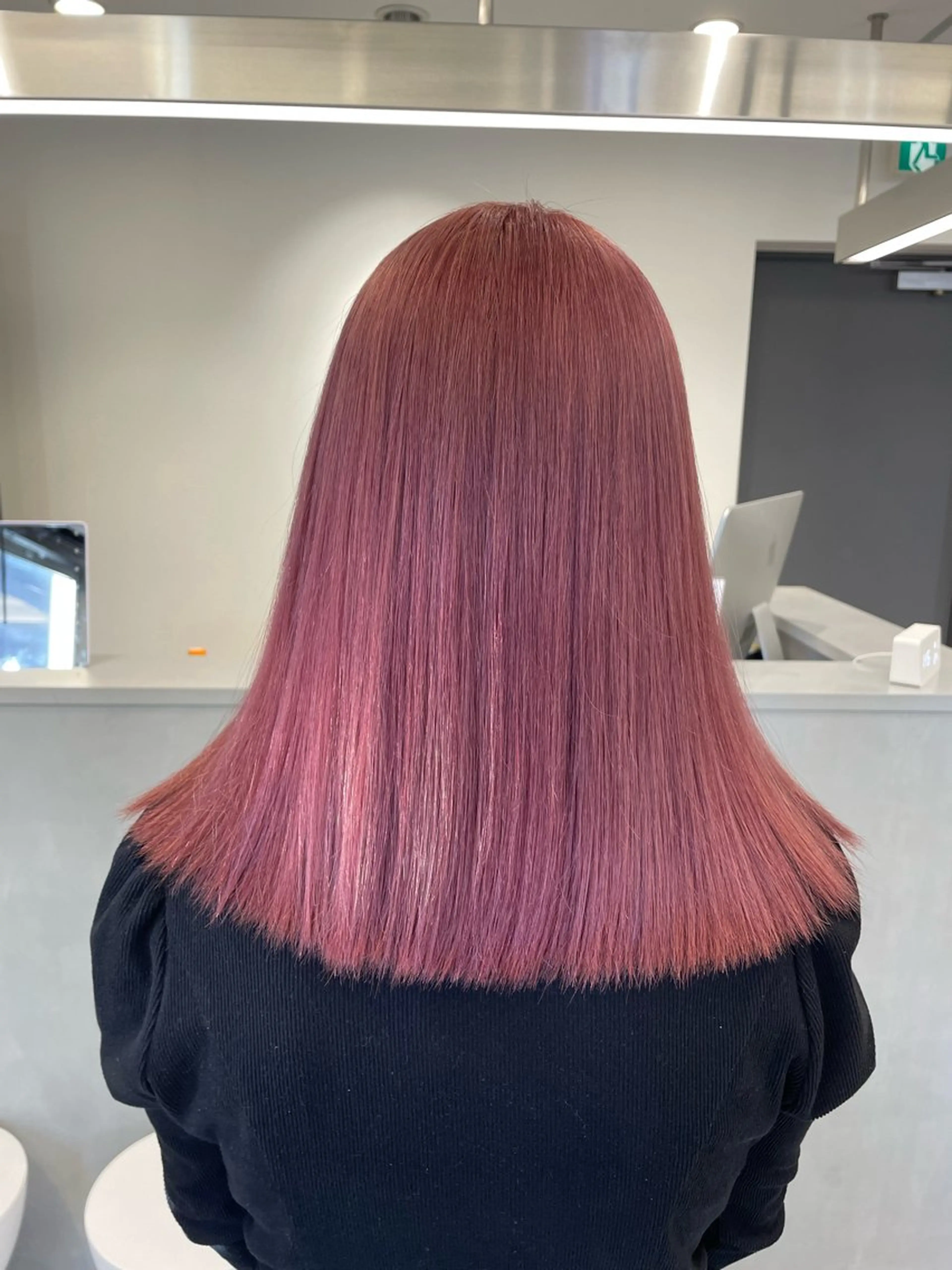 セミロング ヘアカラー トリートメント ♡似合わせハイトーン ♡maiのヘアスタイル