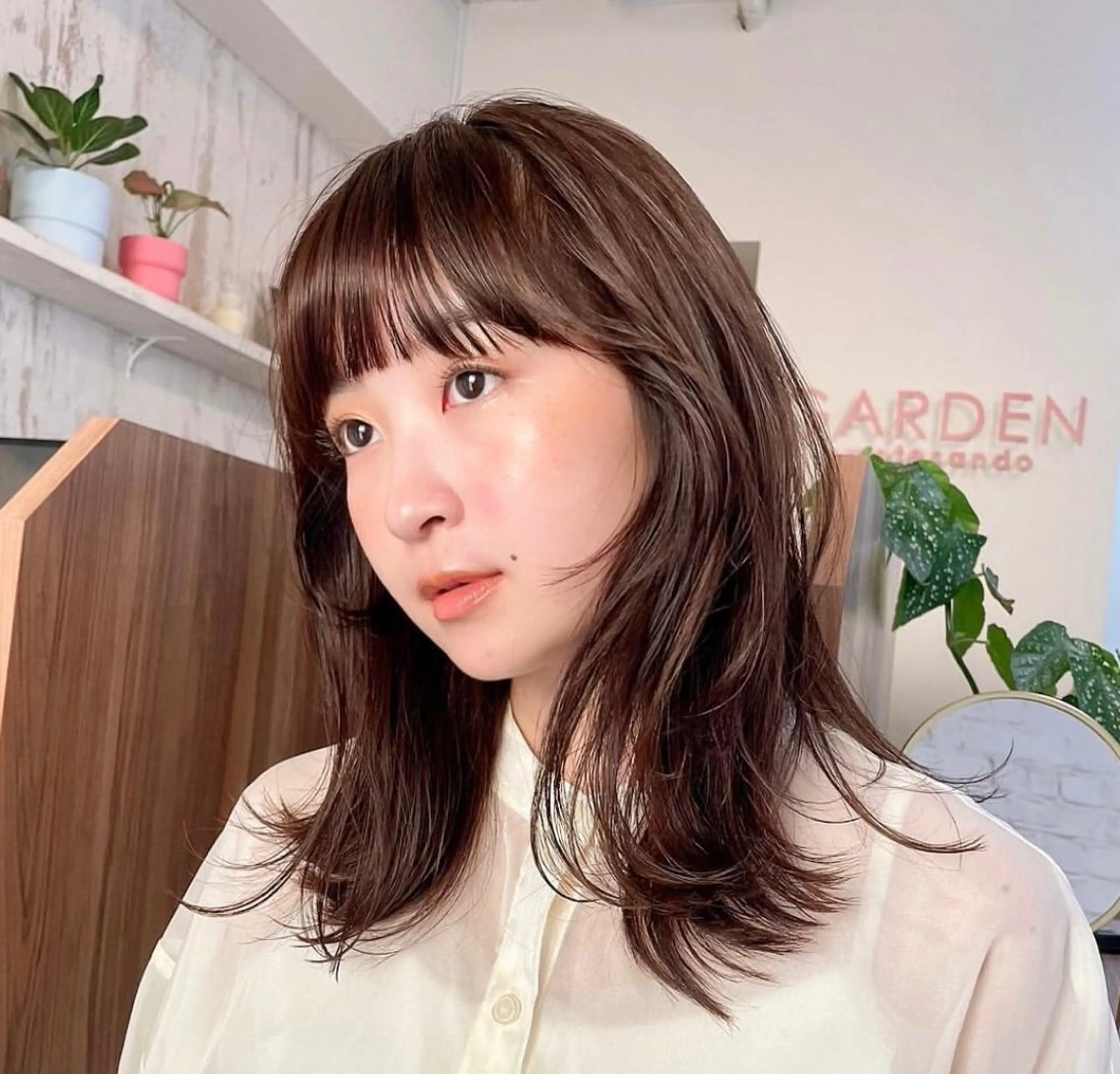 ミディアム カラー レイヤーカット カット ヘアカラー トリートメント TOI所属・内野   龍海 / レイヤーカットのヘアスタイル