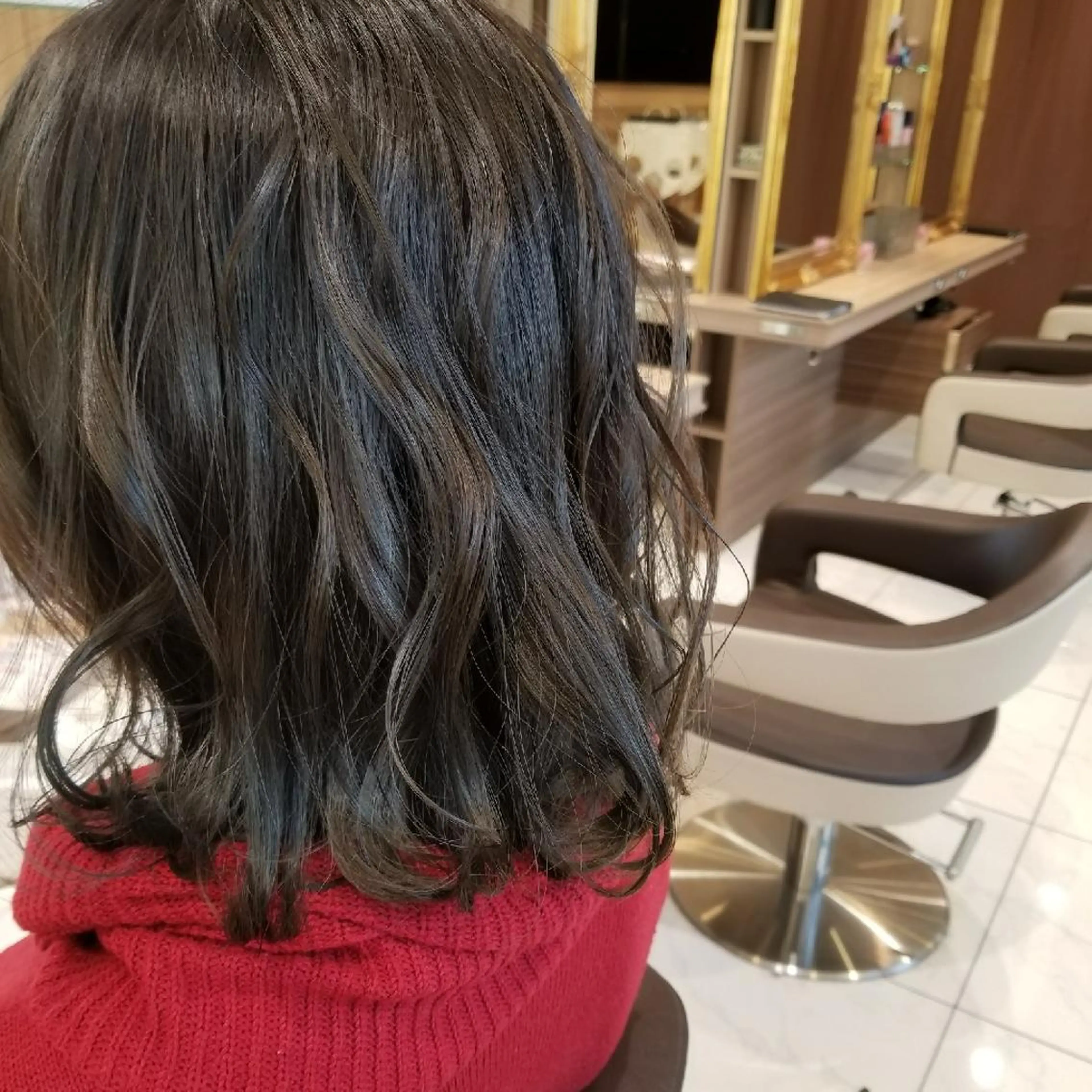 カラー ブルーカラー ブルージュ Ash 店長　山下達也のヘアスタイル