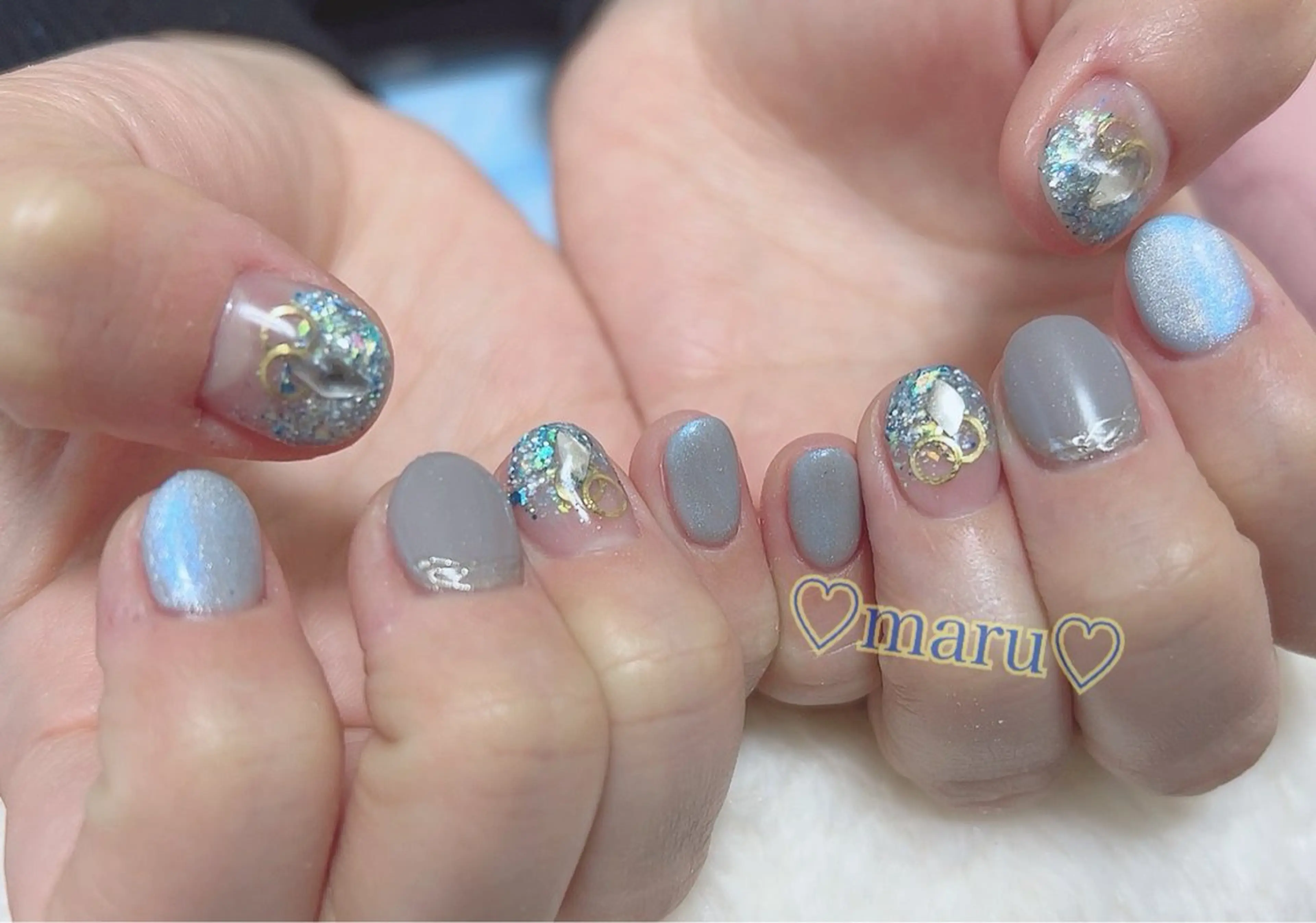 ネイル ハンドネイル フットネイル まるみ ♡のネイルデザイン