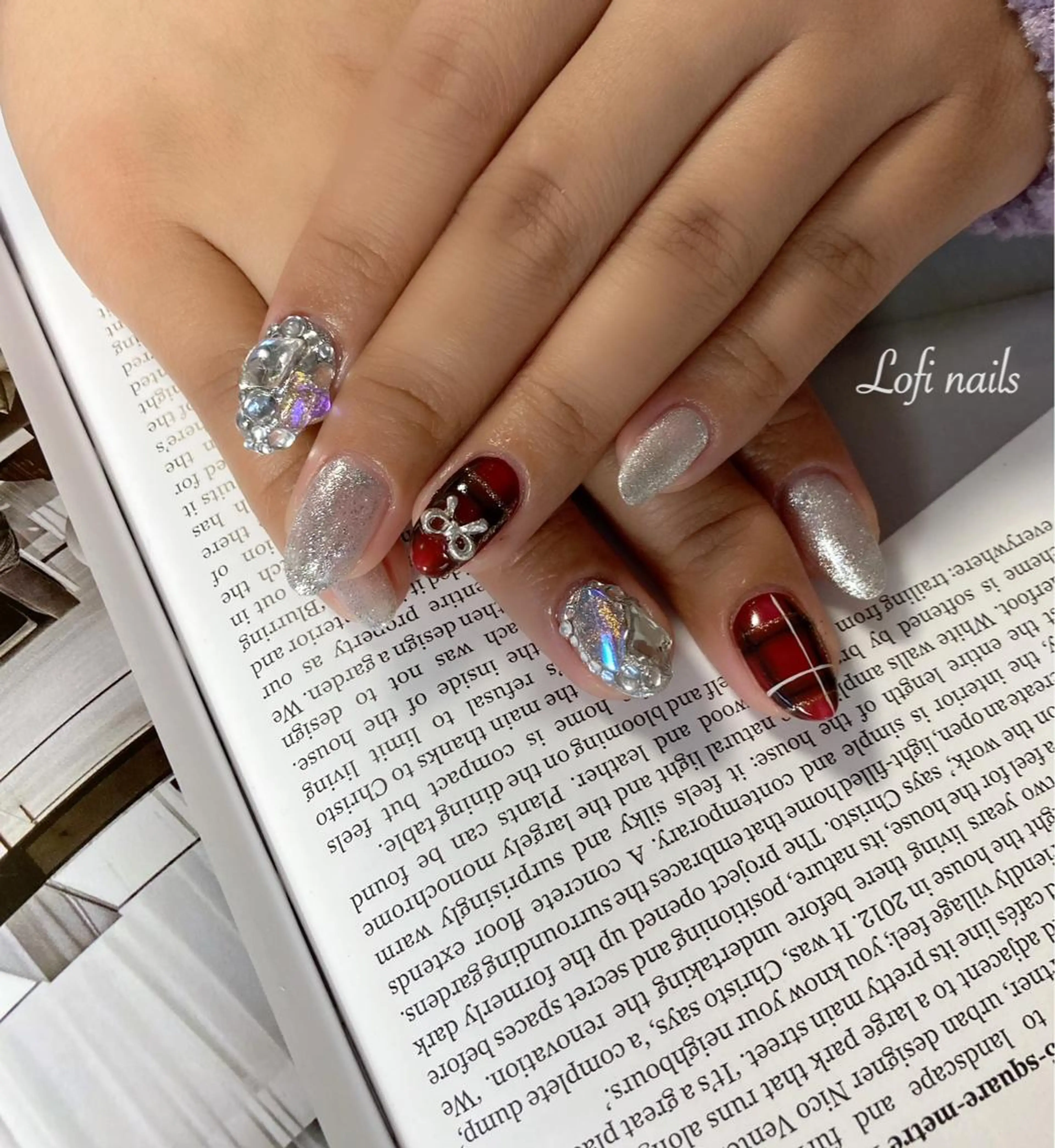 セミロング ネイル Lofi nails ゆきこのネイルデザイン