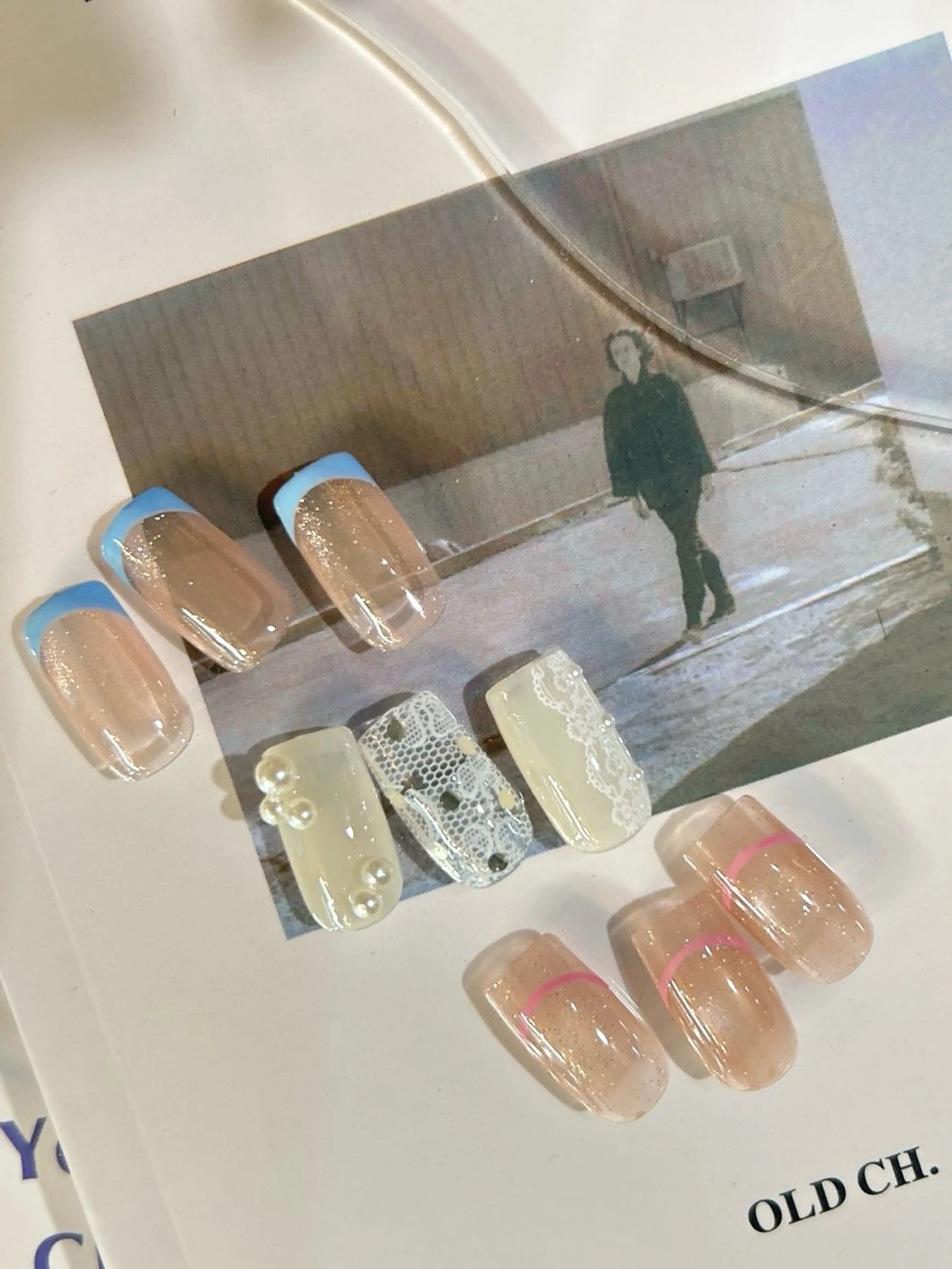 ネイル 春ネイル ハンドネイル Luti所属・✳︎new open ケア/パラジェルのネイルデザイン