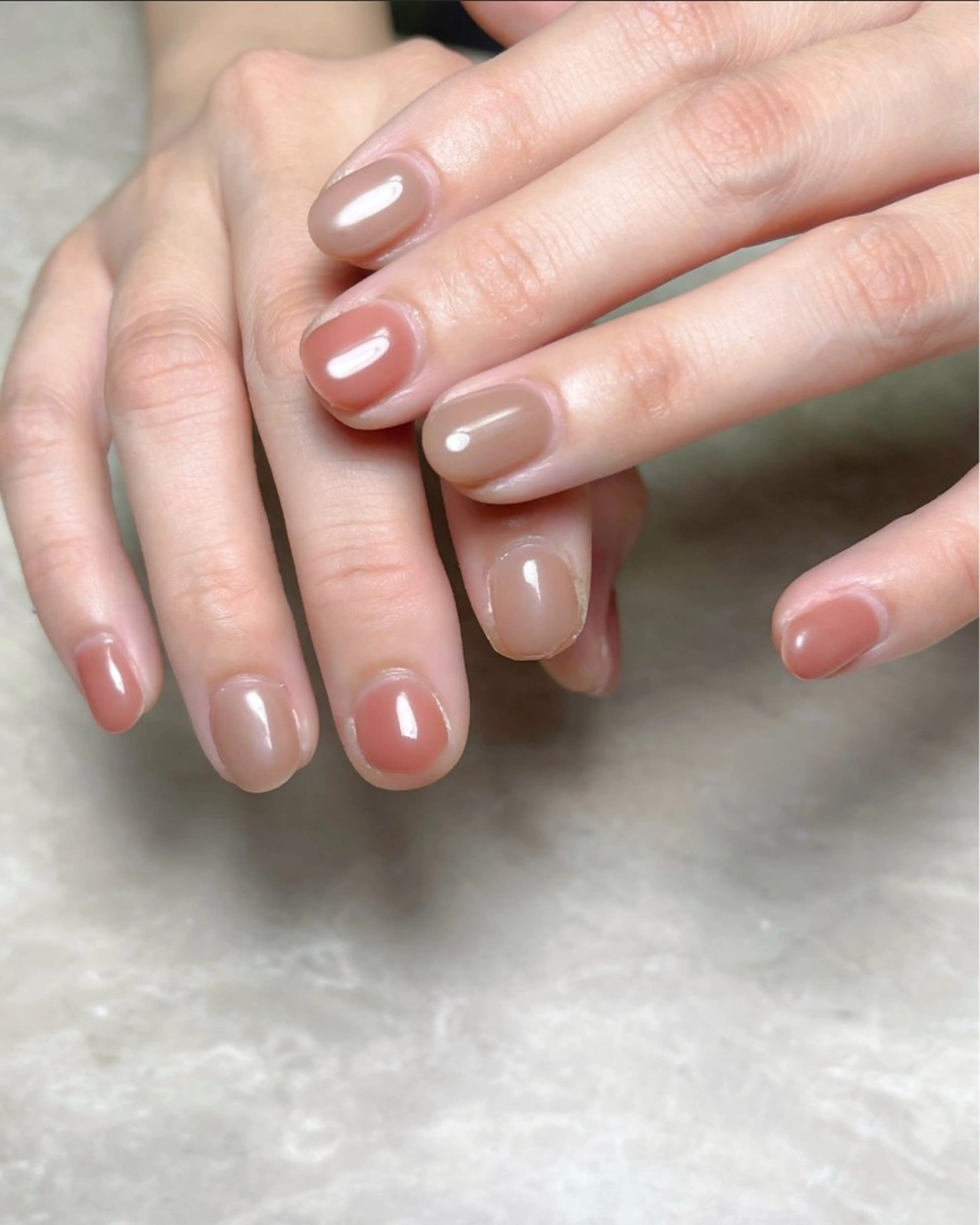 ネイル ワンカラーネイル ショートネイル Li.m nail リム ネイルのネイルデザイン