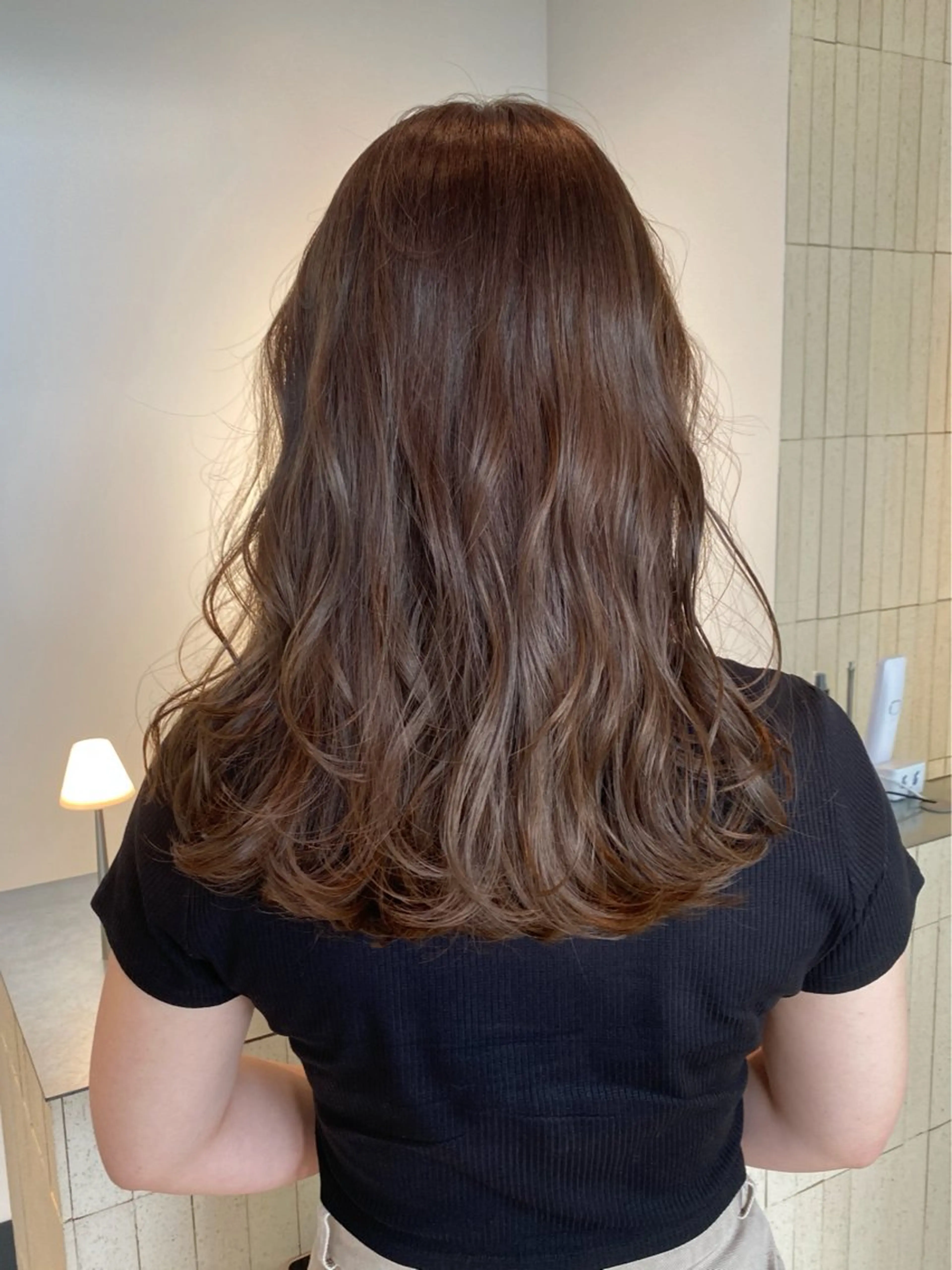 セミロング カラー カット ヘアカラー トリートメント 村田 りょうやのヘアスタイル