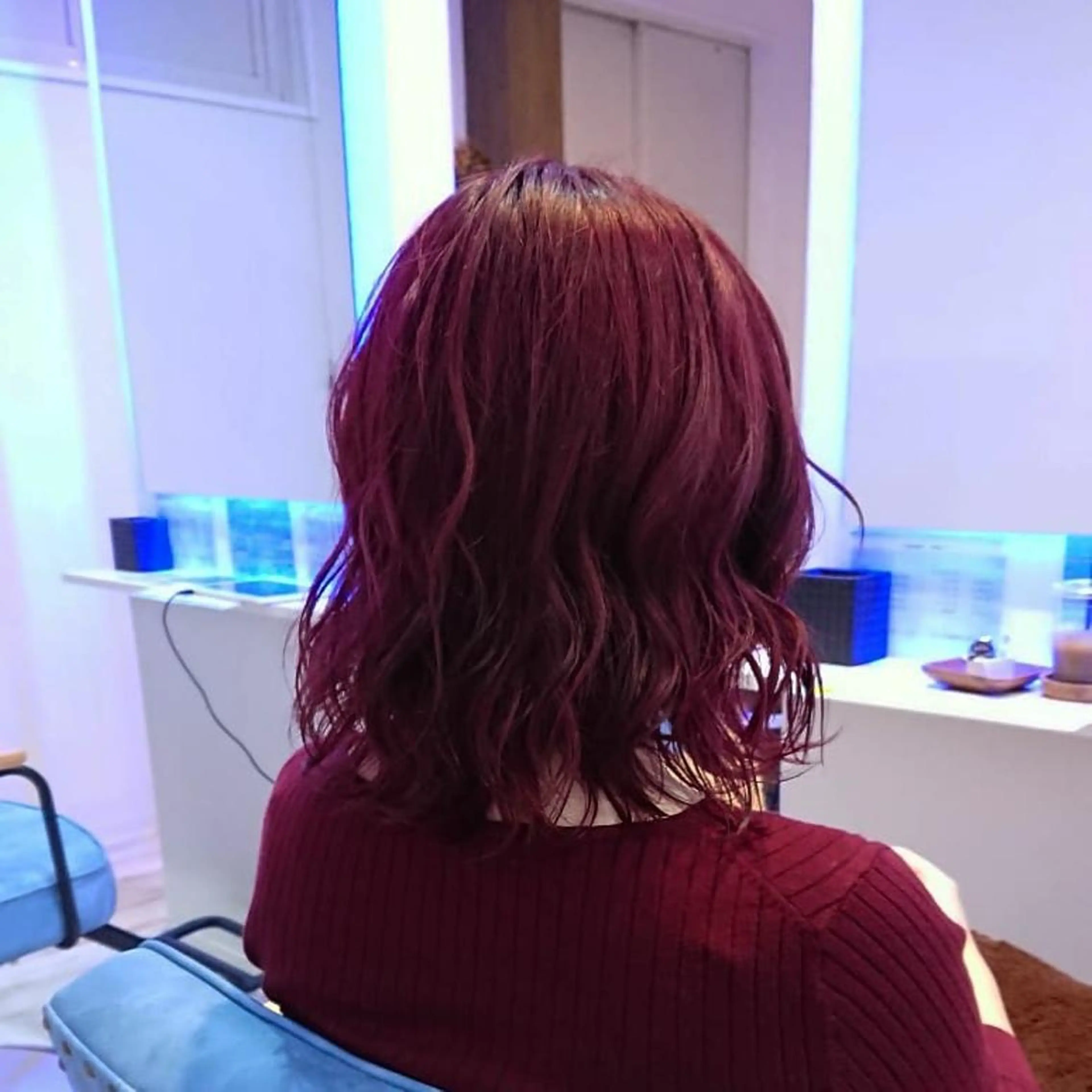 ミディアム カラー ヘアアレンジ 小林 伸行のヘアスタイル