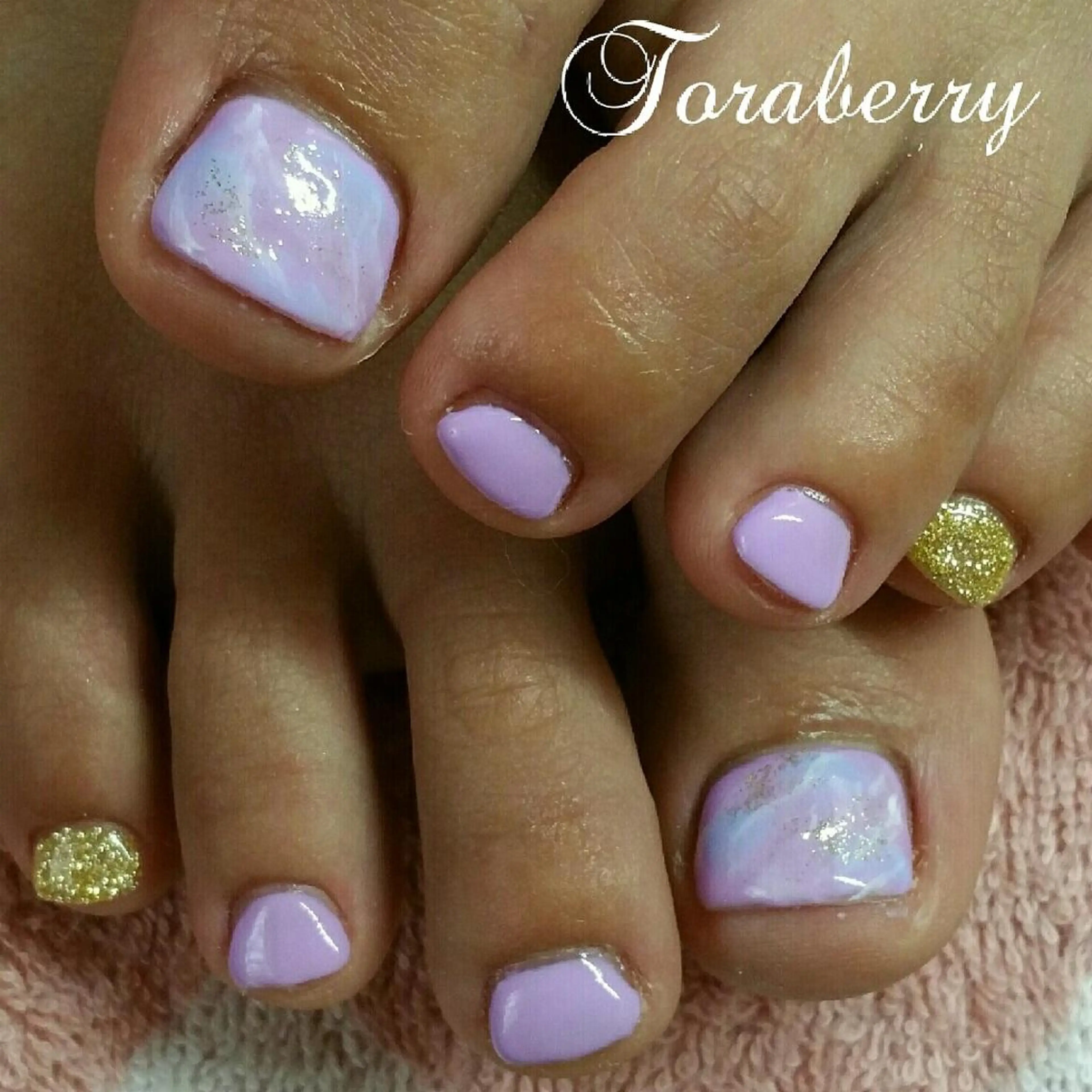 ネイル パステルネイル フットネイル ネイリスト なつみのネイルデザイン