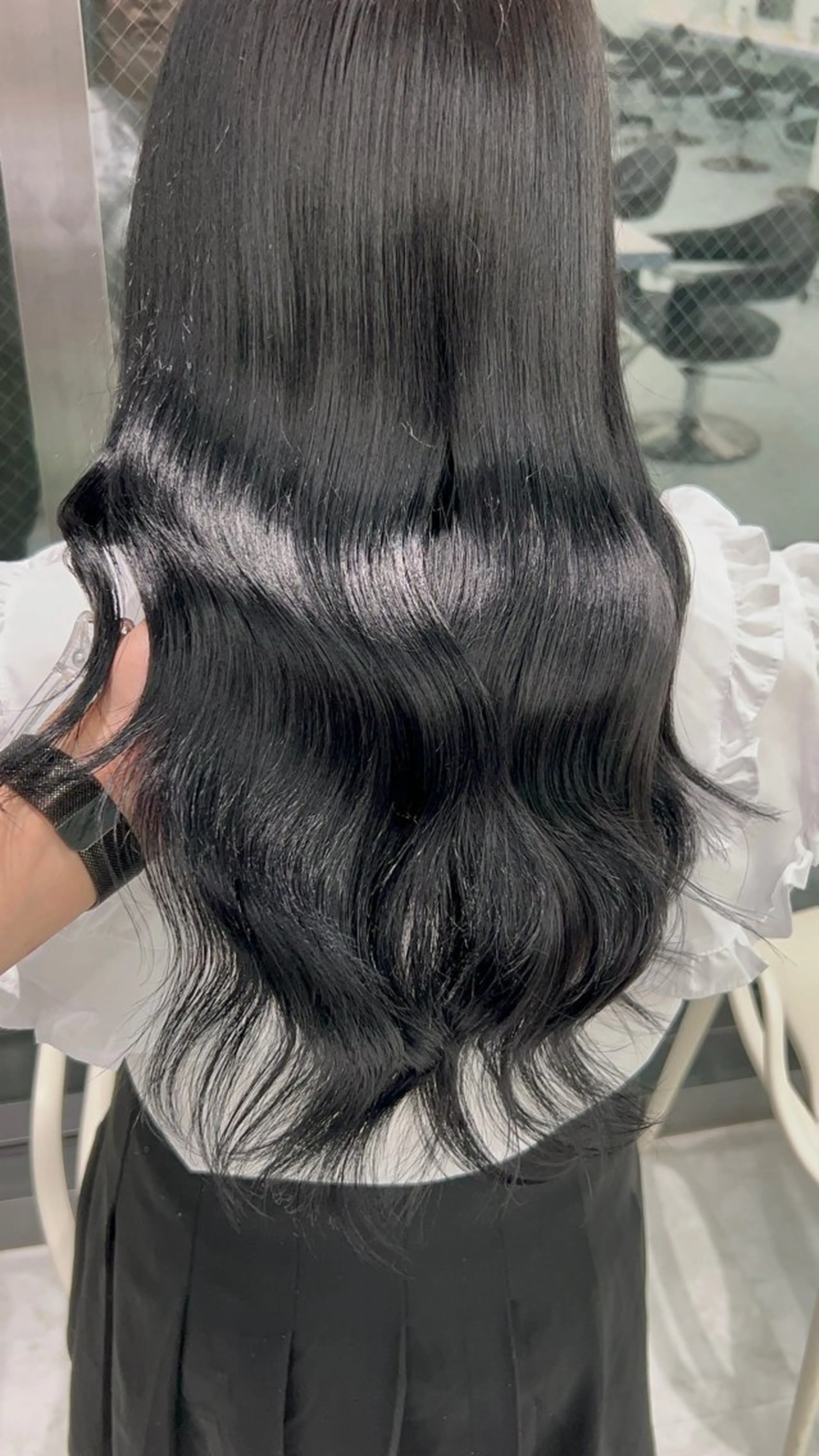 ロング カラー ヘアアレンジ トリートメント ブリーチなしの達人 🇰🇷KAITOのヘアスタイル