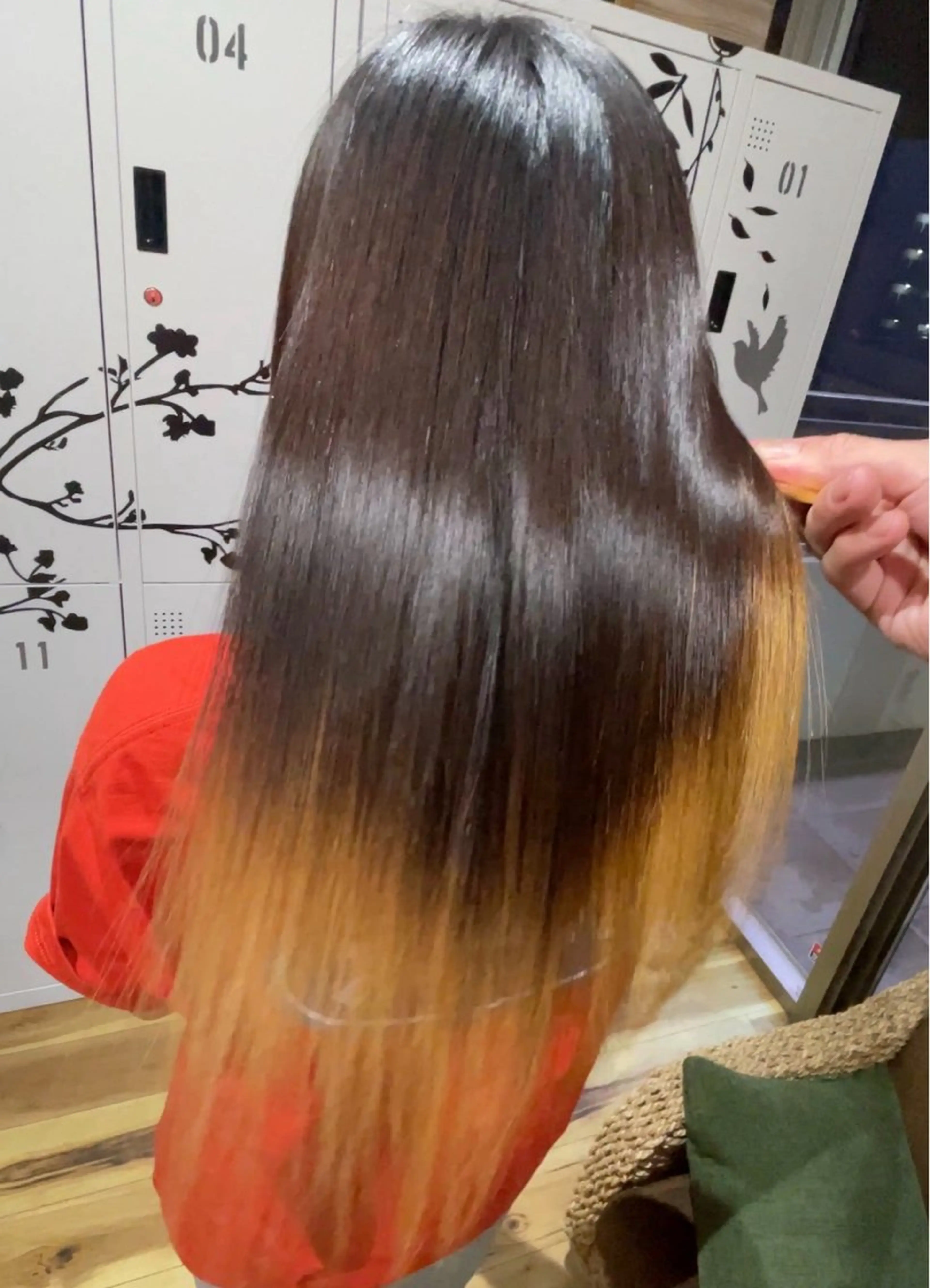 ロング 縮毛矯正 トリートメント NAO ☆のヘアスタイル