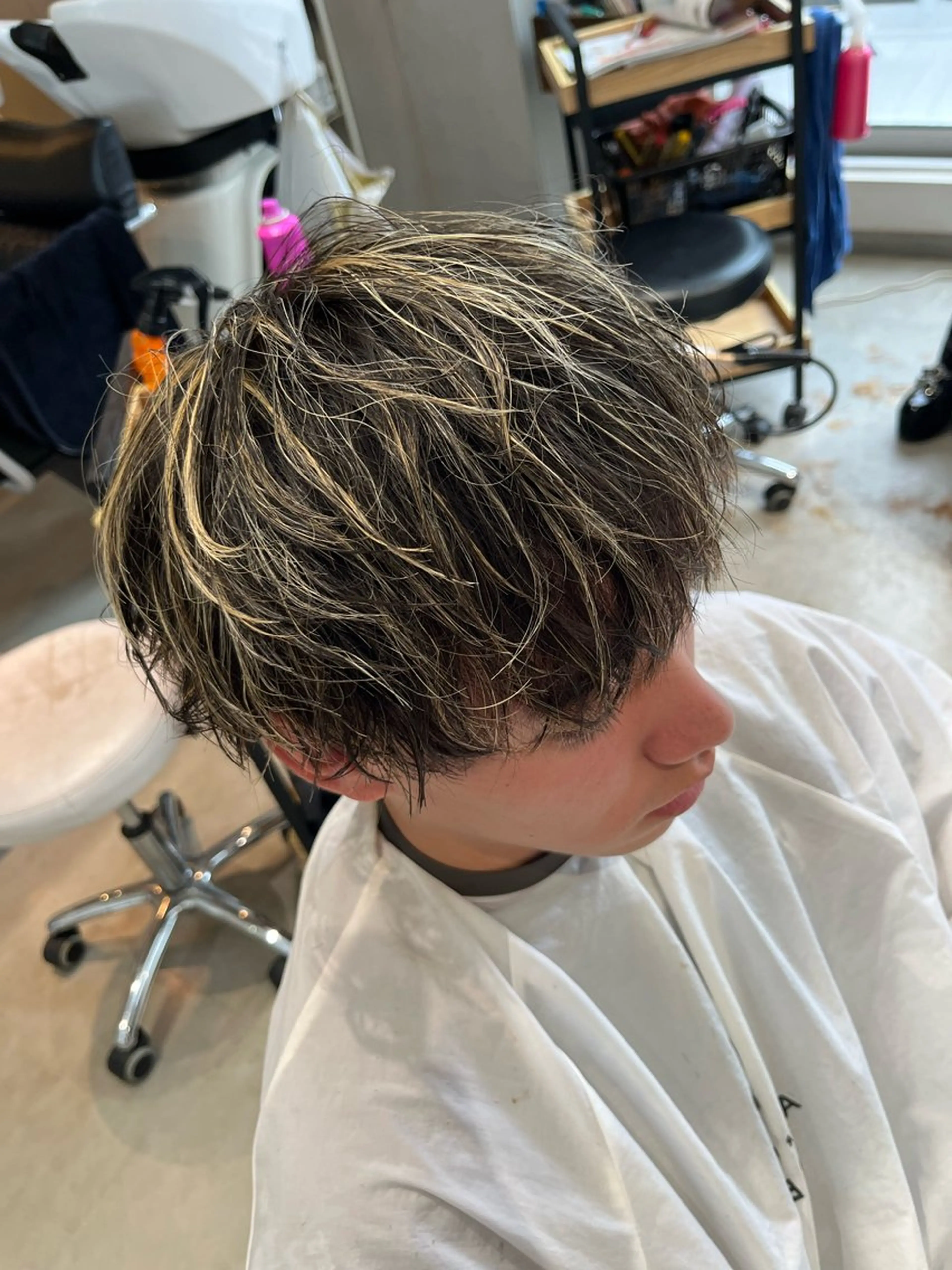 ショート カラー メンズ APREKO RIKUのヘアスタイル