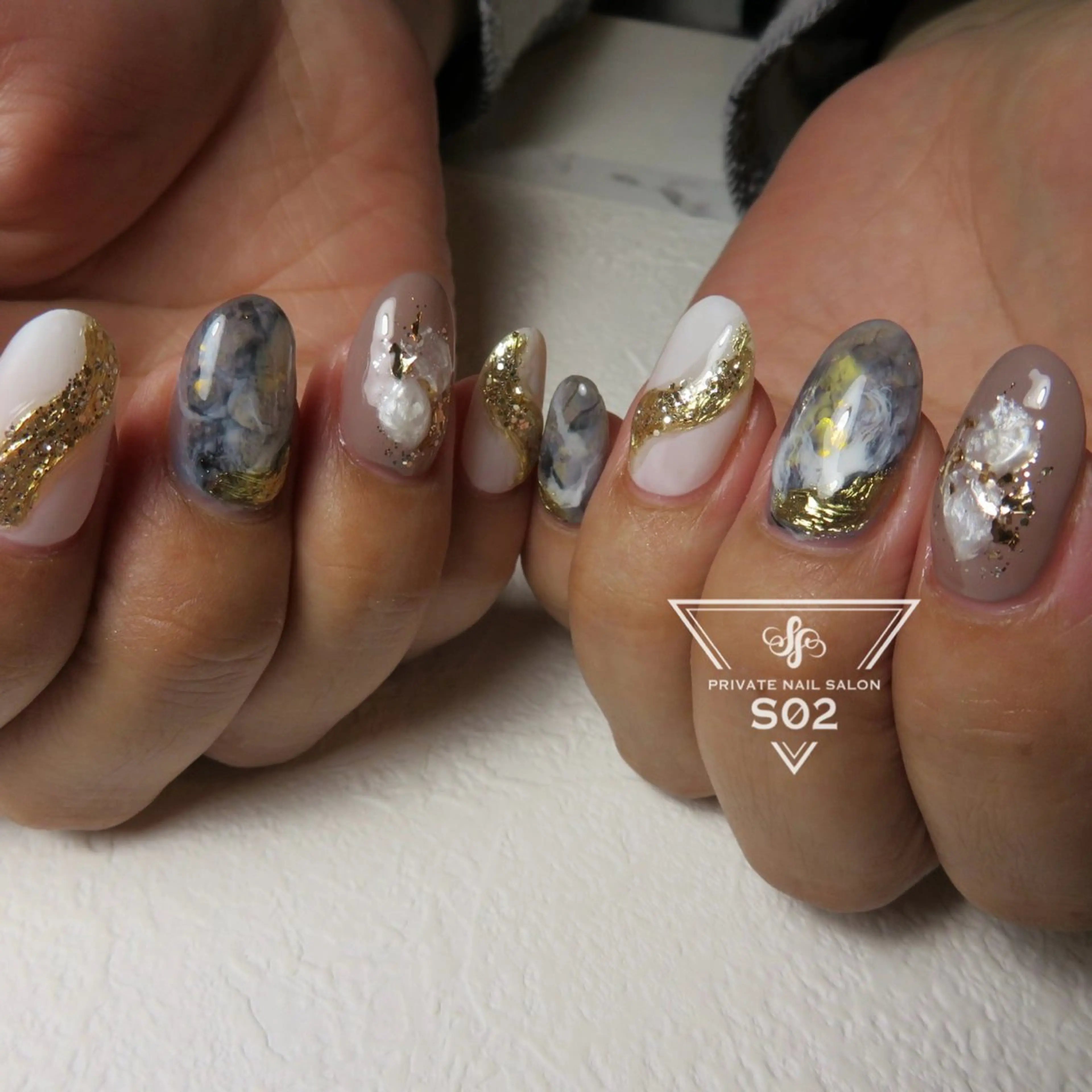 ネイル 持ち込み S02 𝙲𝚑𝚒𝚎のネイルデザイン