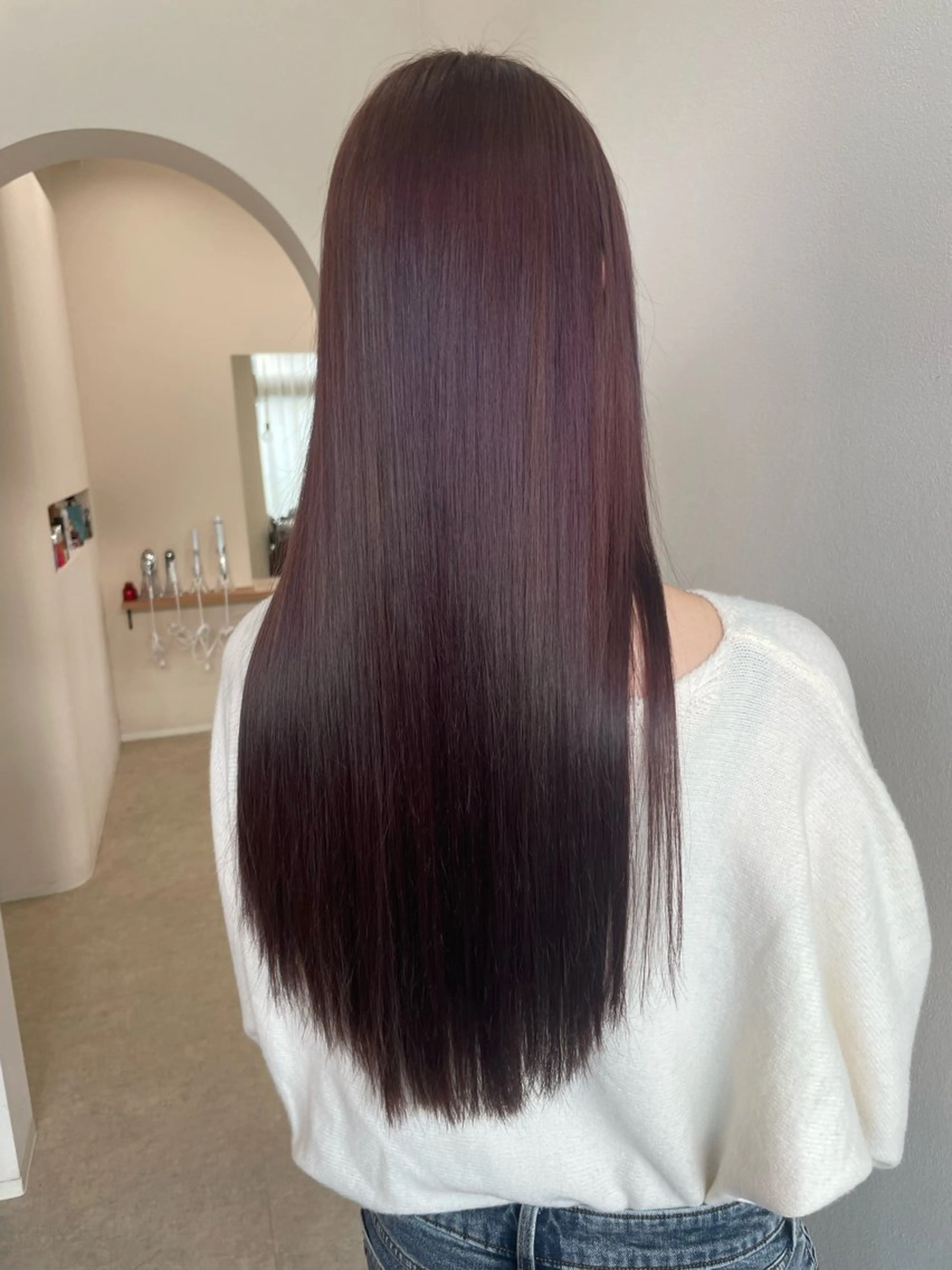 【パサつき・うねり】触れたくなる艶髪へ💭髪質改善トリートメントの写真