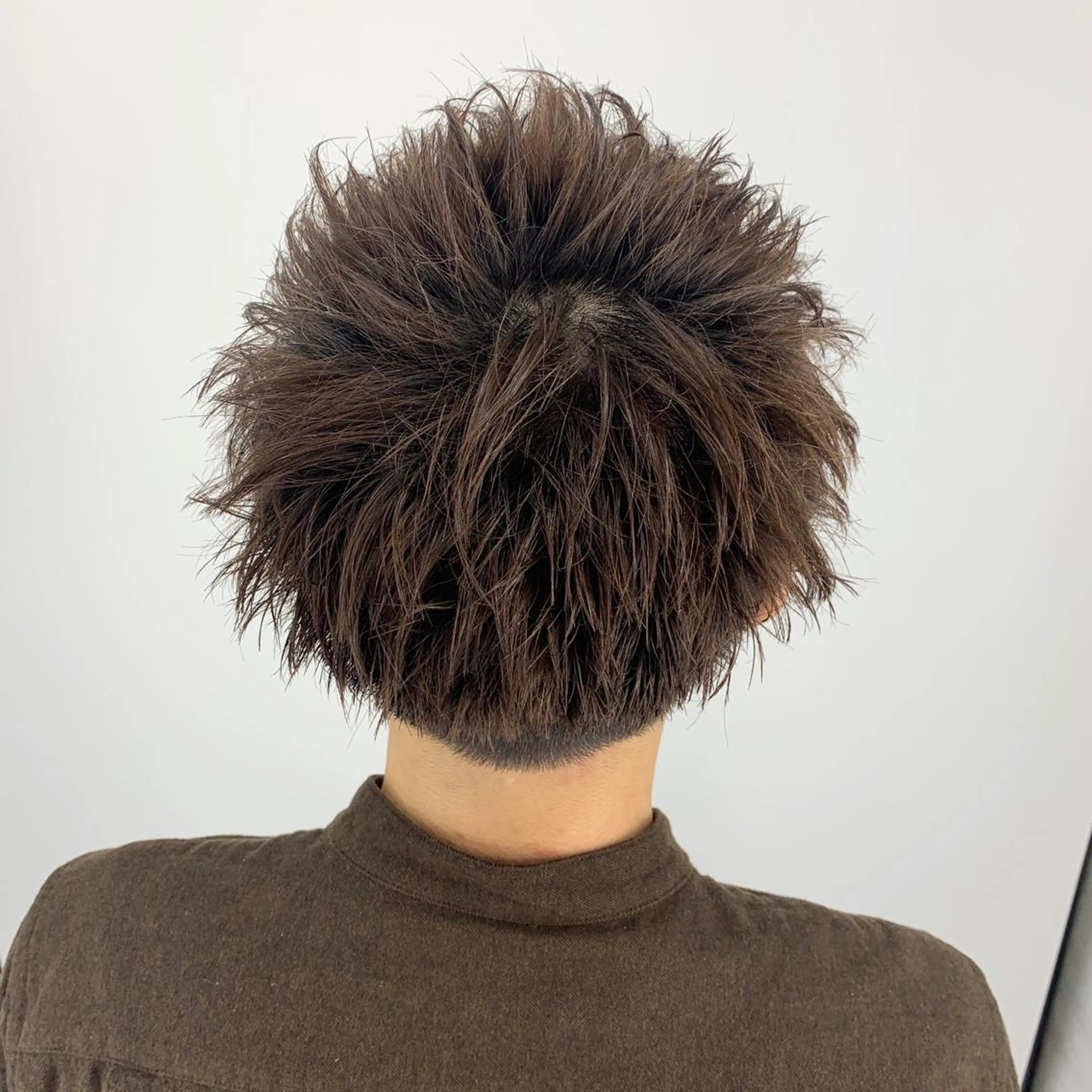 ショート メンズ マッシュ 柏メンズカットパーマ NO.1タイチのヘアスタイル