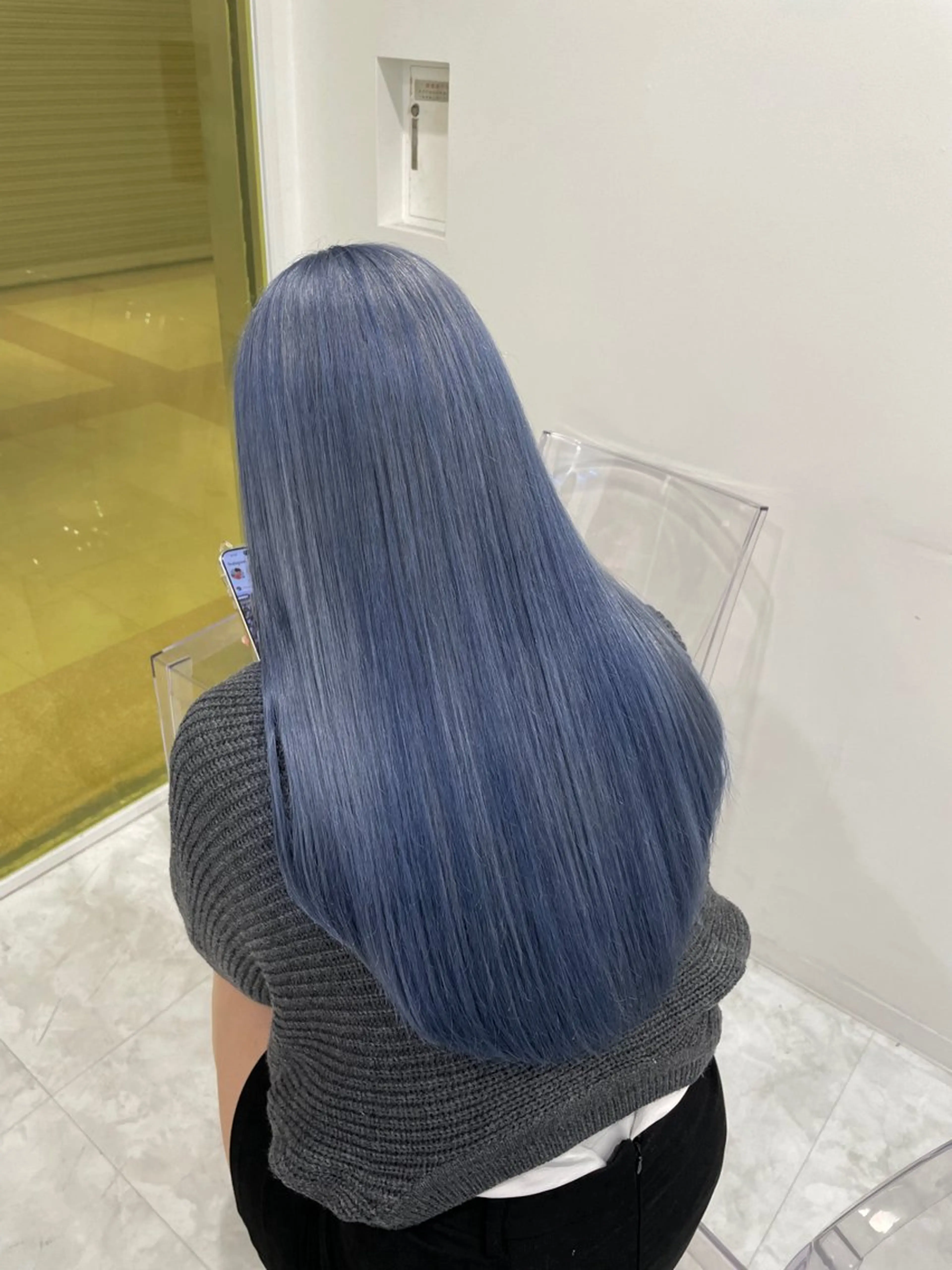 ロング カラー 中韓レイヤー/ ブラウン🤎はやとのヘアスタイル