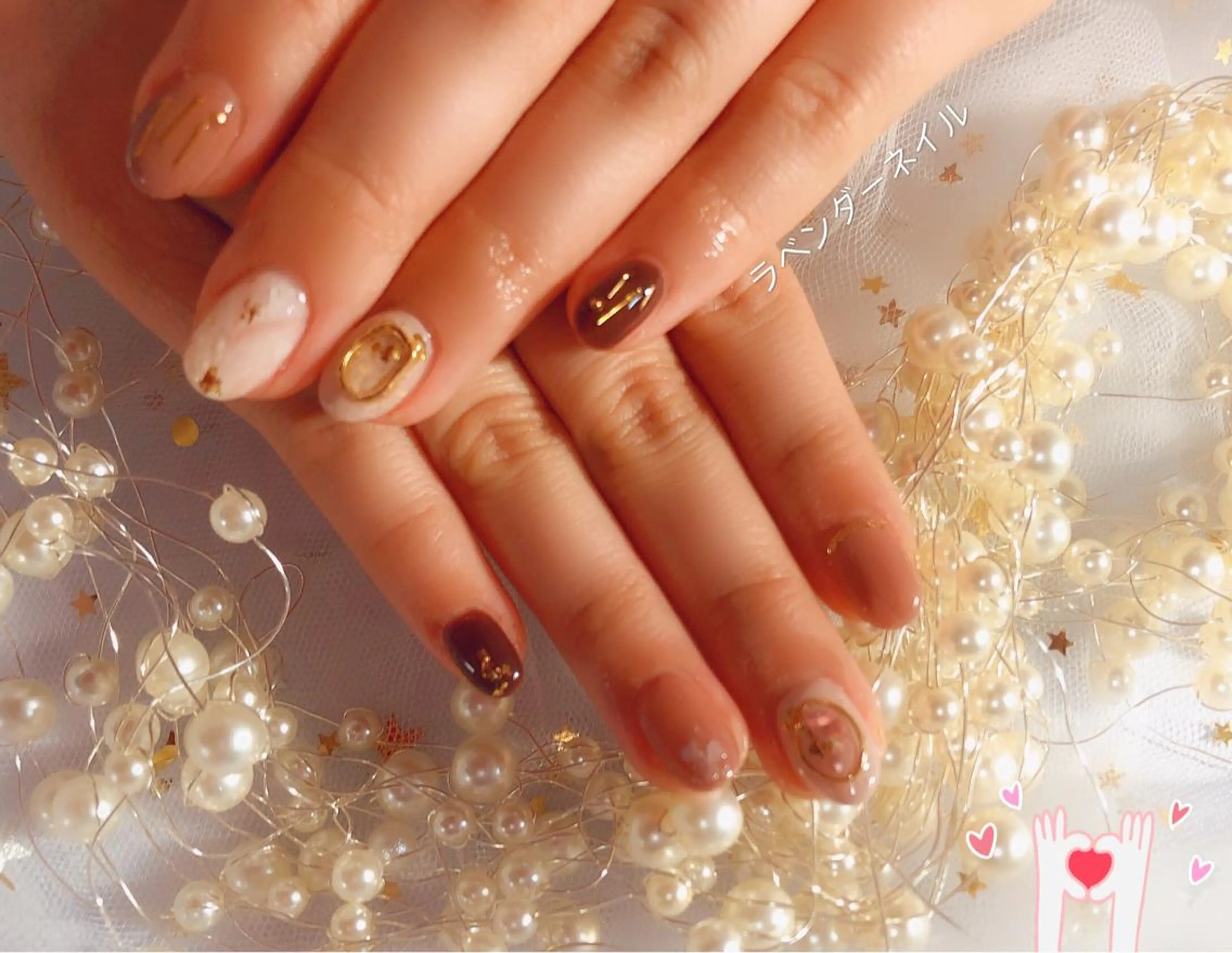 ネイル ラベンダー💖日暮里 ルル💖ネイルのネイルデザイン