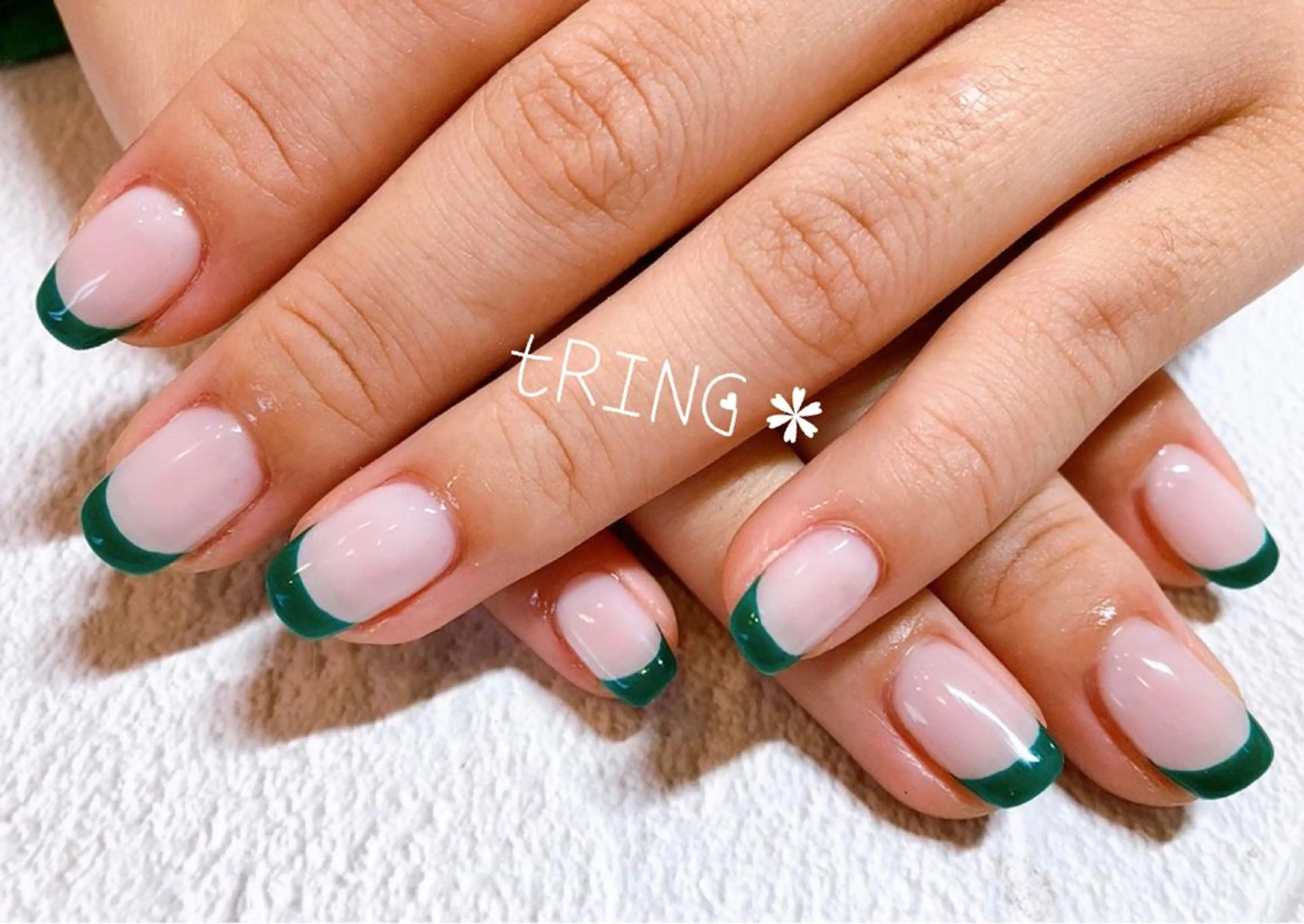 ネイル ハンドネイル tRING＊ しいの木台のネイルデザイン