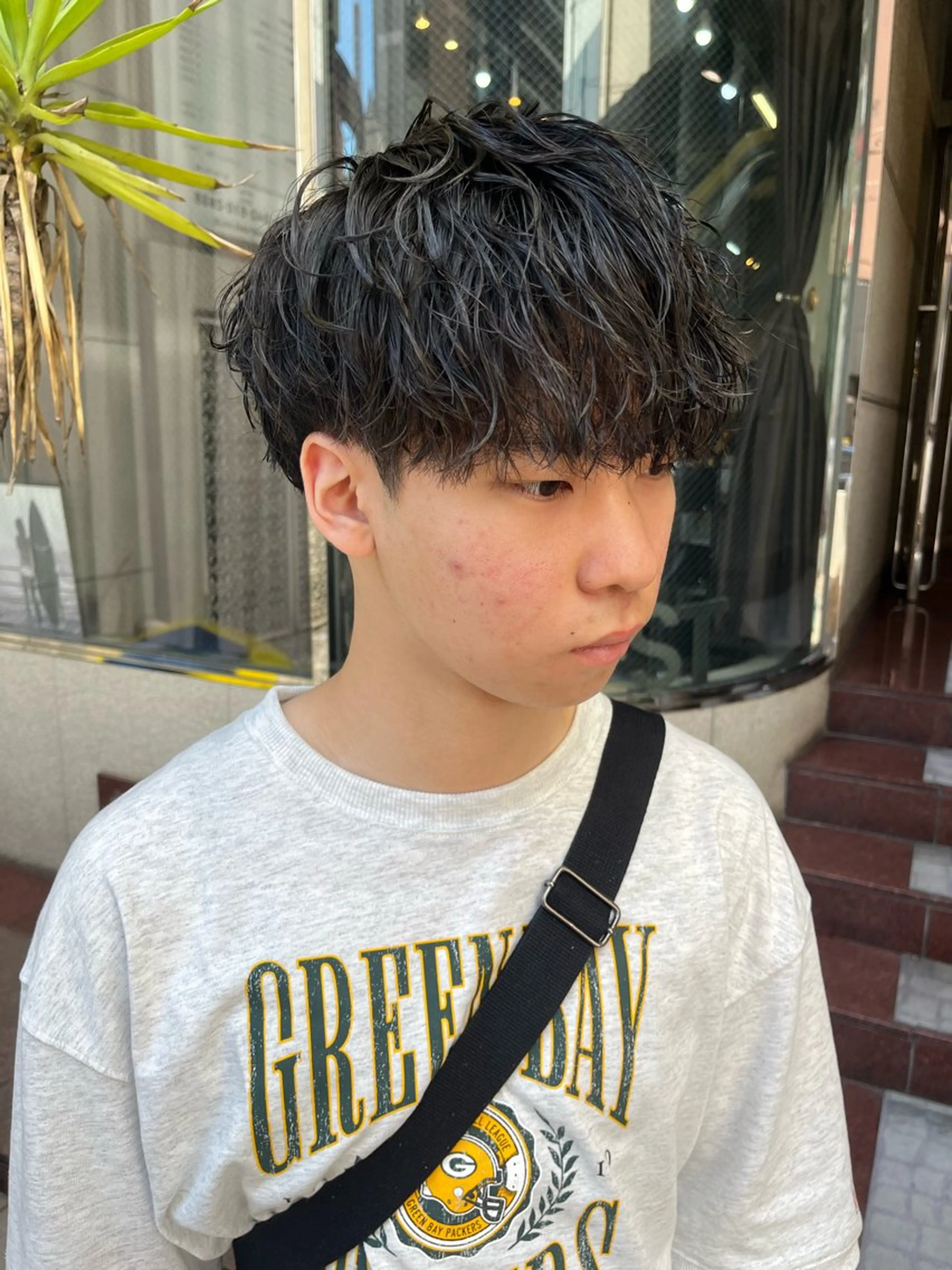 メンズ カット パーマ特化/フェザー パーマシャドウ/真生のヘアスタイル