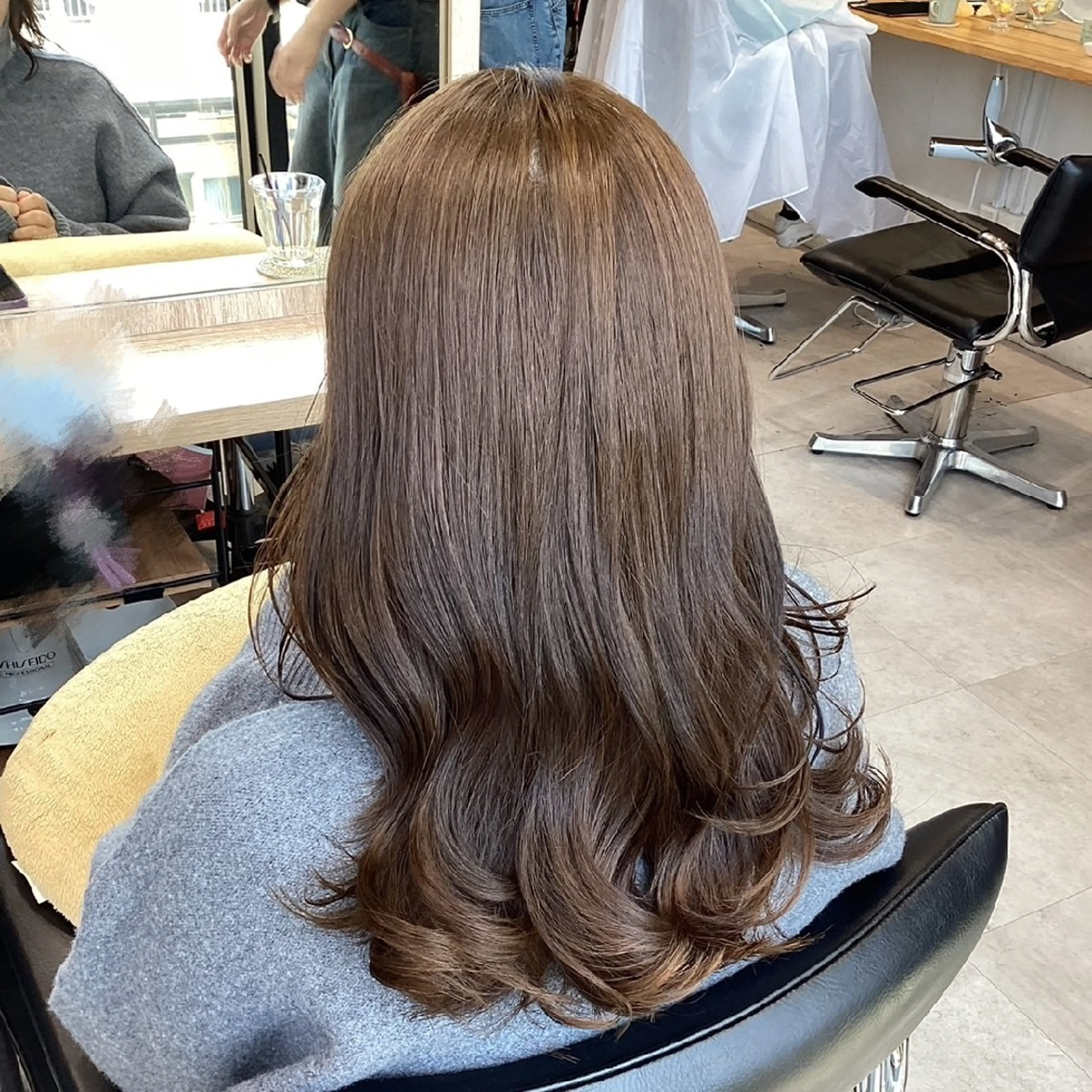 セミロング カラー カット ヘアカラー トリートメント ヘアアレンジ/柔らか 艶カラー/AKARIのヘアスタイル