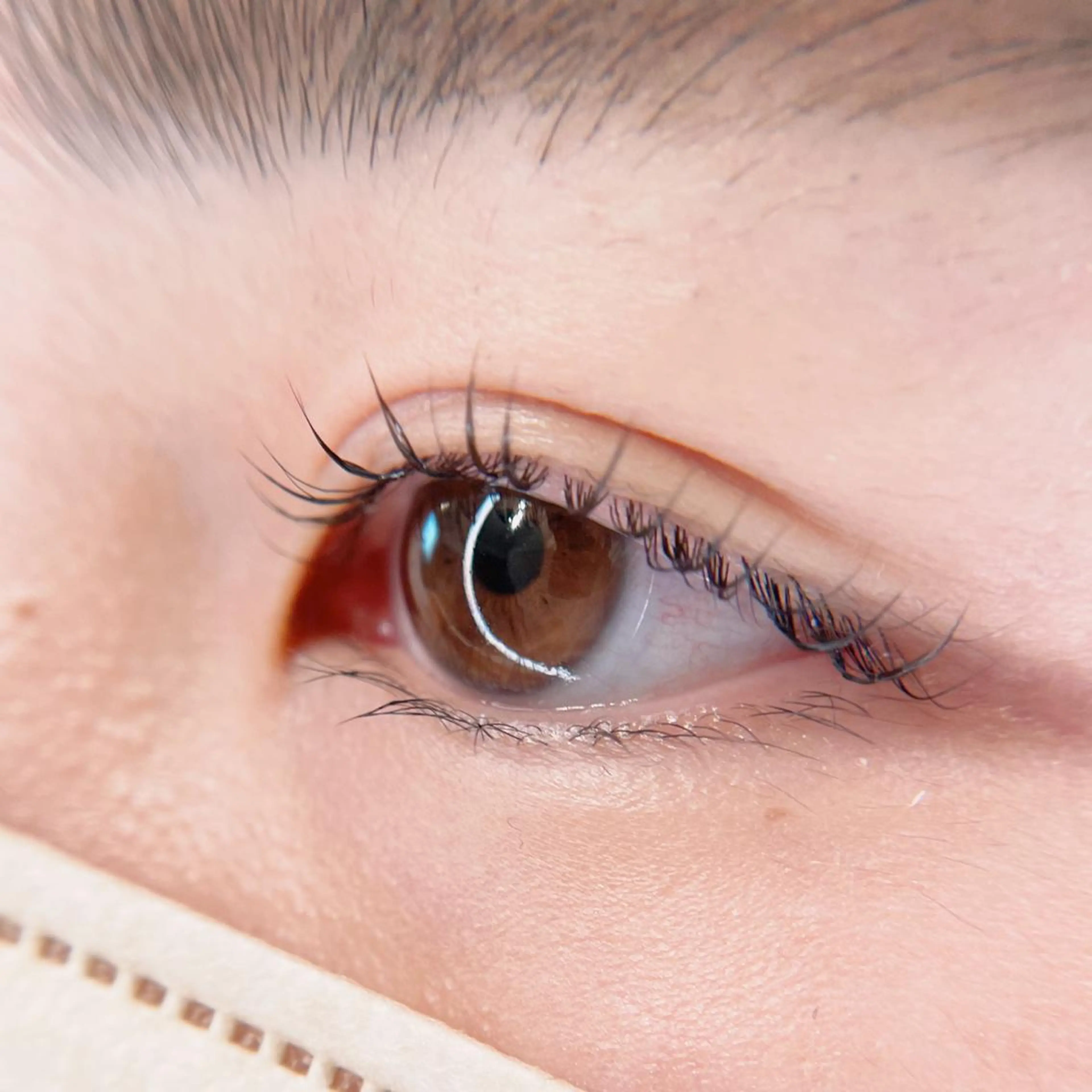 マツエク・マツパ ナチュラル 一重×まつ毛パーマ Chante Lily所属・森崎 麗のマツエク・マツパデザイン