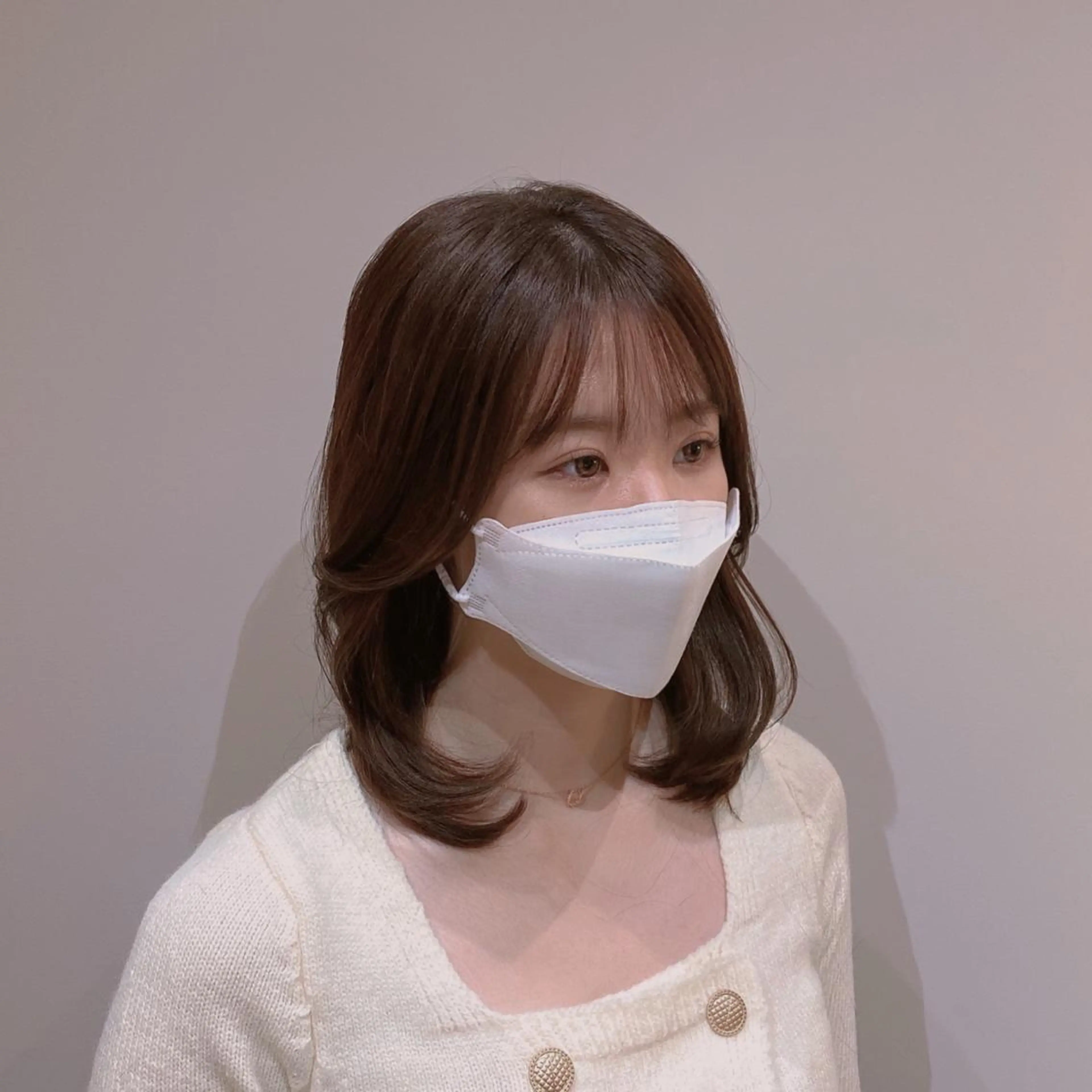 ミディアム ヘアカラー トリートメント La paix所属・パーソナルカラー lapiax阿部のヘアスタイル