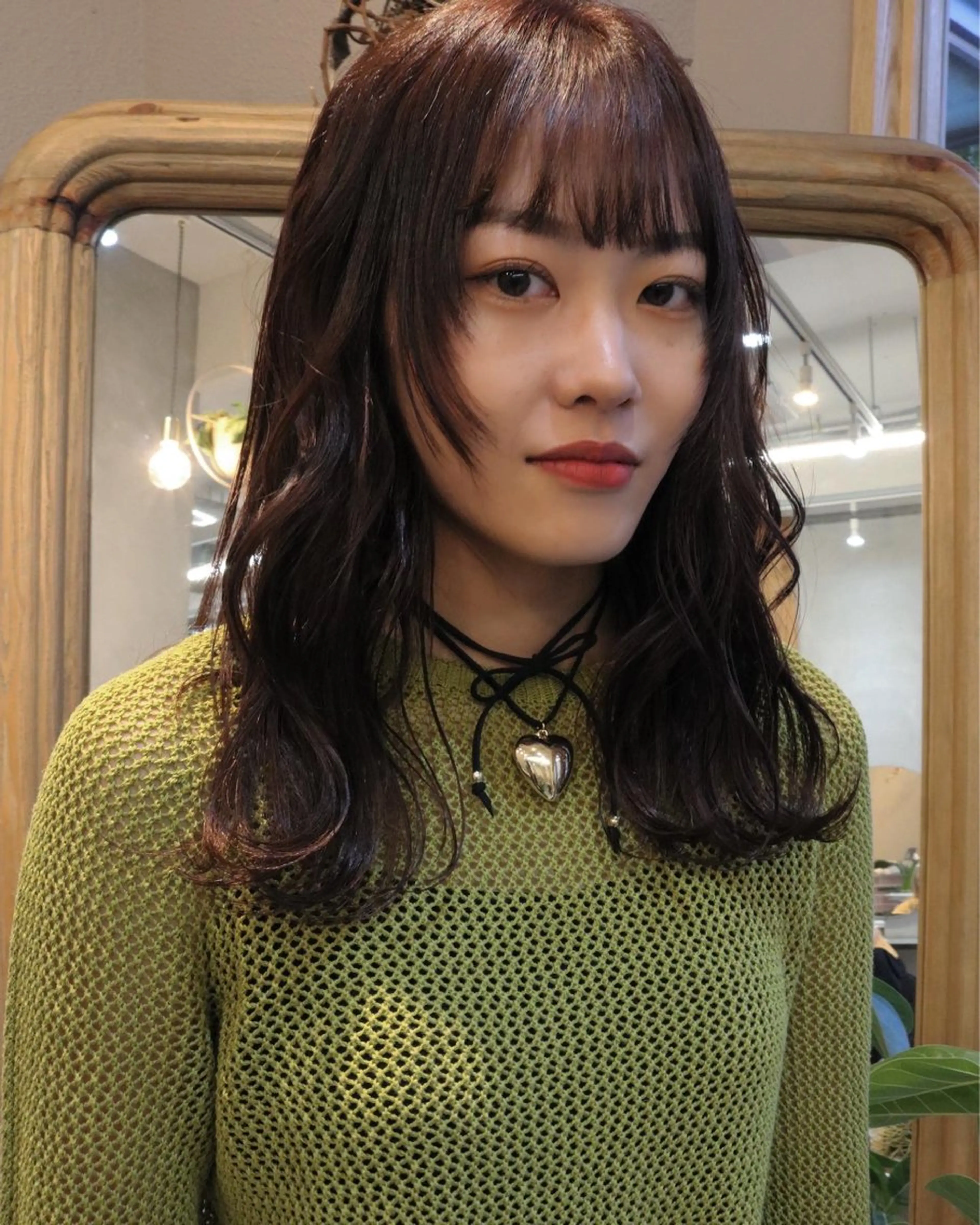 ミディアム カラー 松村 澪里のヘアスタイル