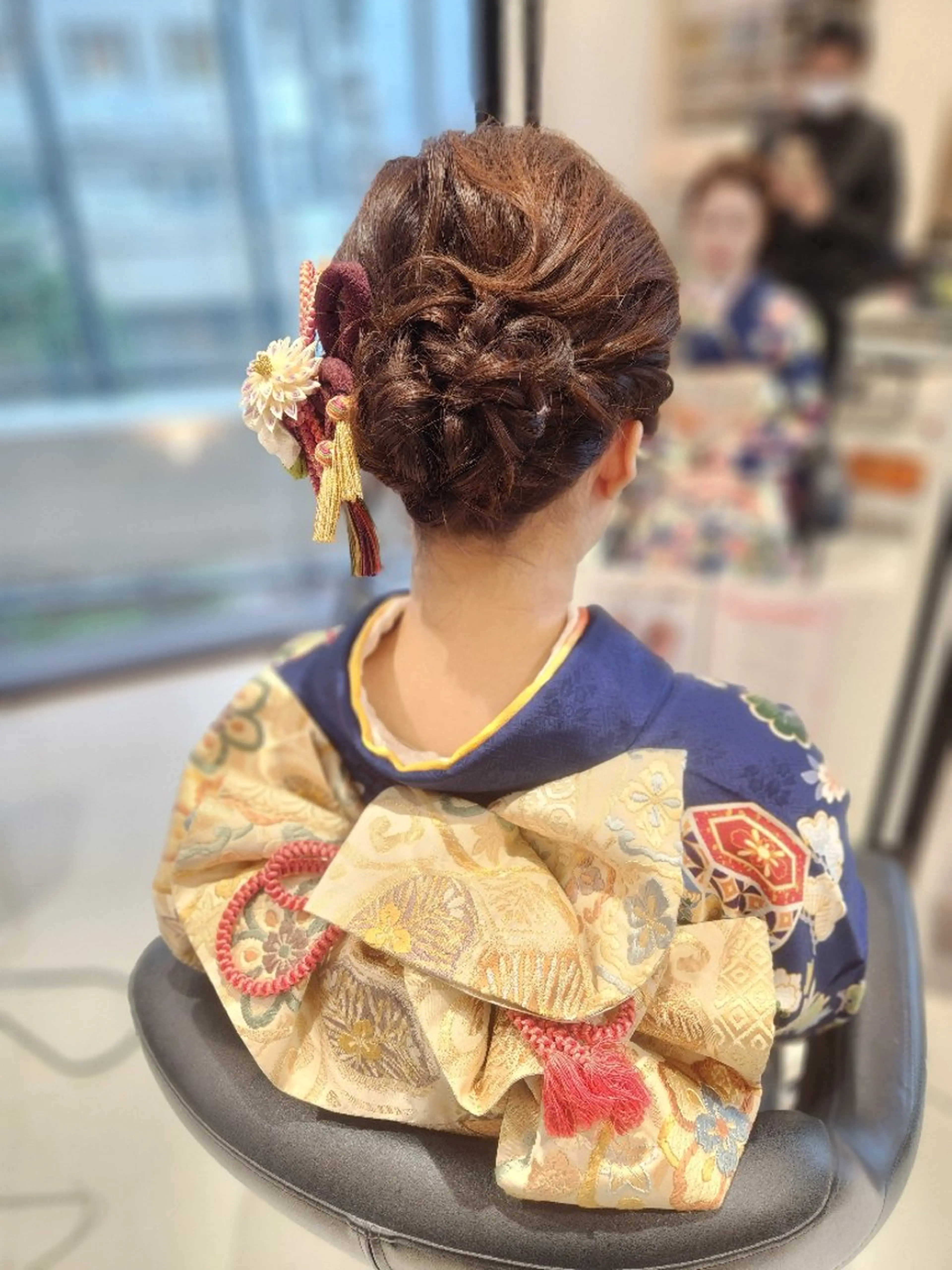 ロング ヘアアレンジ 結婚式・ブライダル ヘアセット サロンソレイユ(マツ エク/ヘアセット)のヘアスタイル