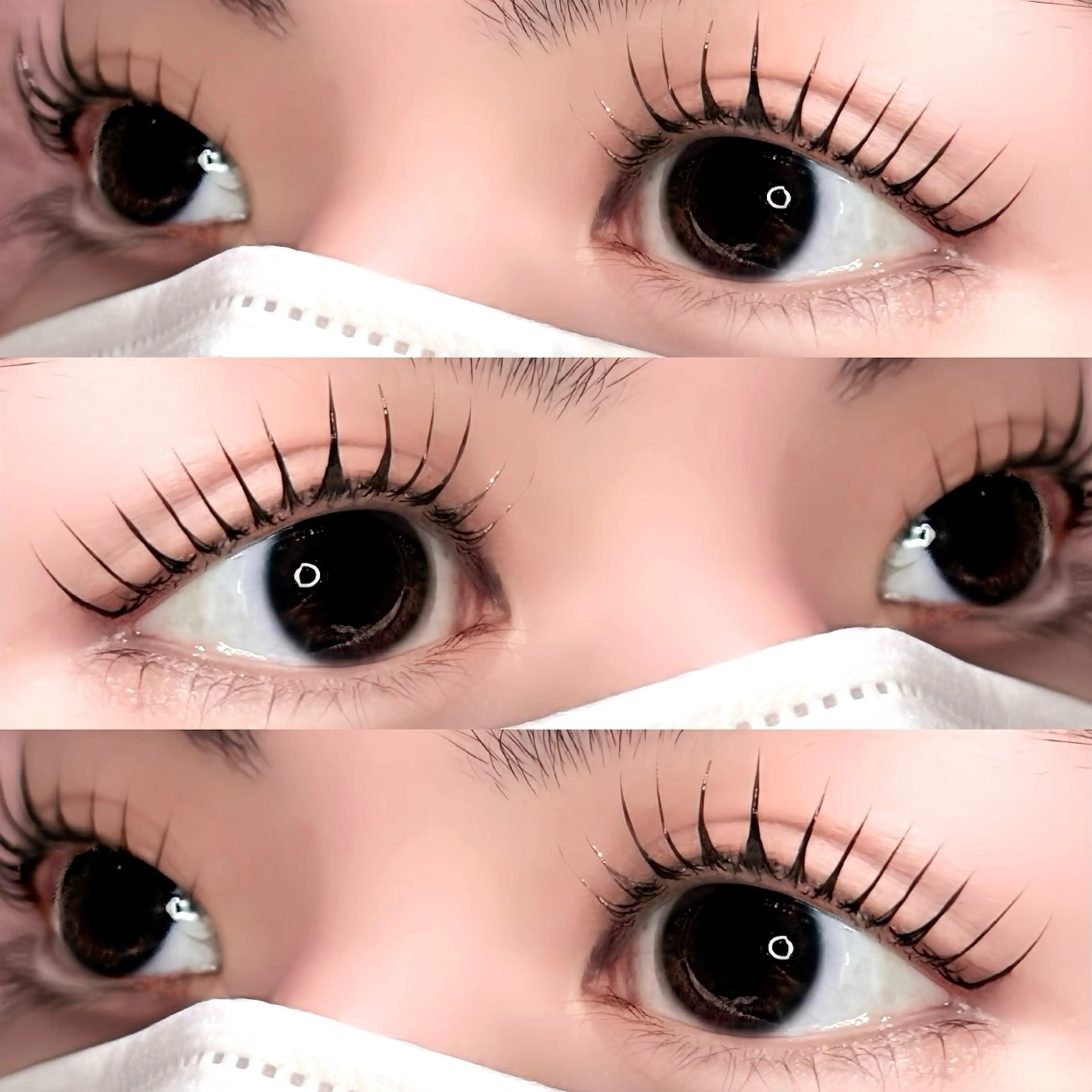 マツエク・マツパ 束感まつ毛 パリジェンヌラッシュリフト マツパ NANAMI🖤 ‎のマツエク・マツパデザイン