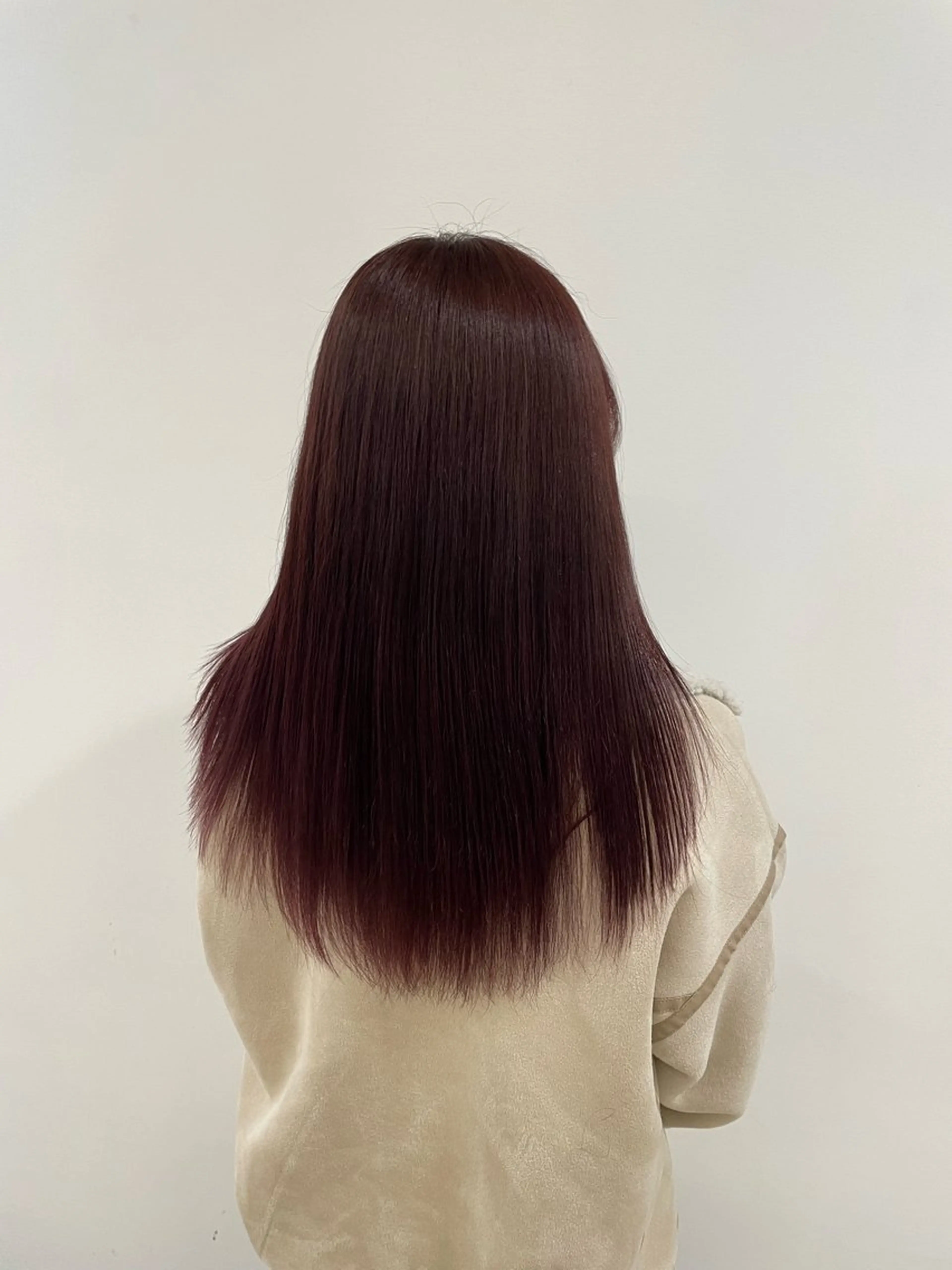 カットブリーチなしワンカラーの写真