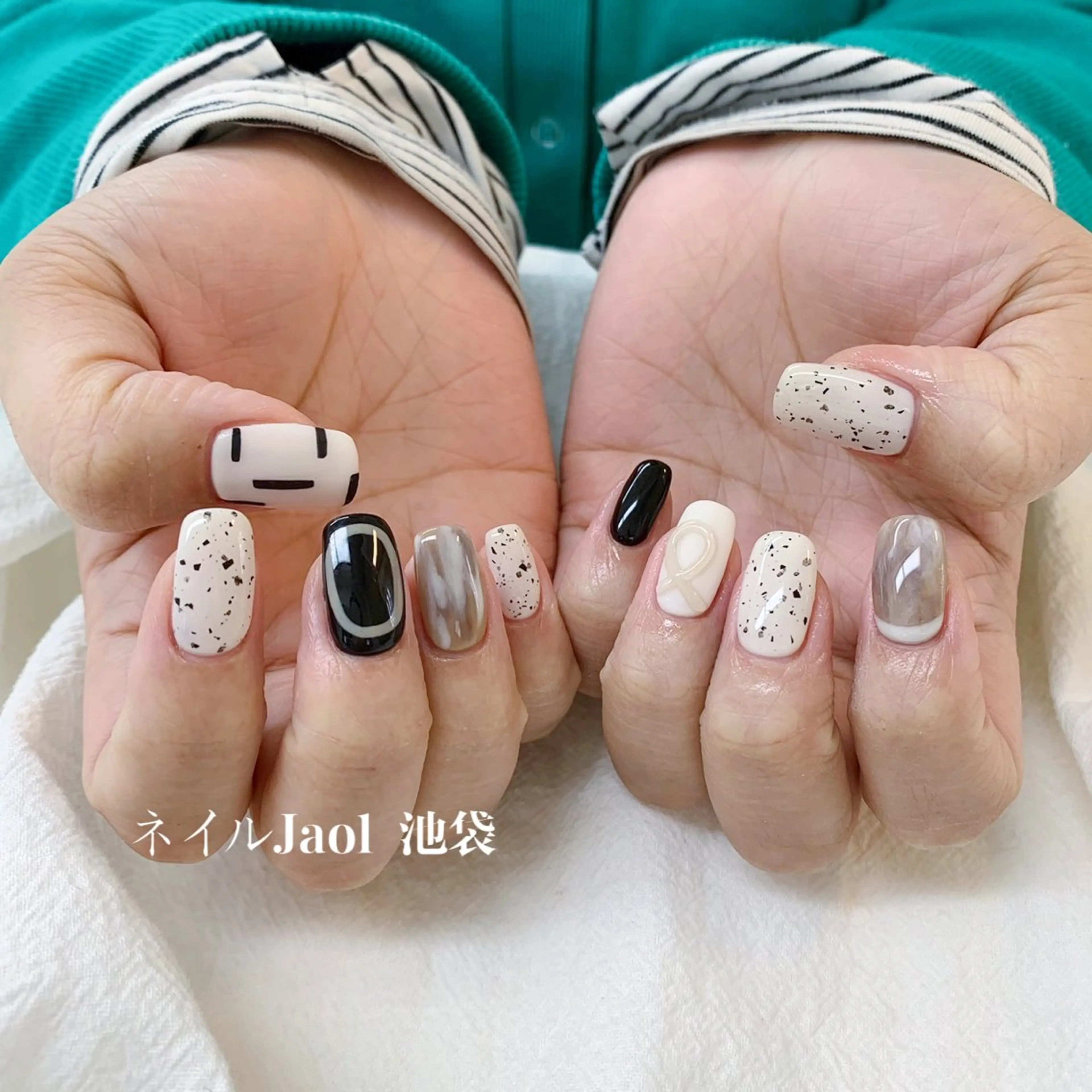 ミディアム nail jaol池袋店所属・ネイルJaol 池袋のネイルデザイン