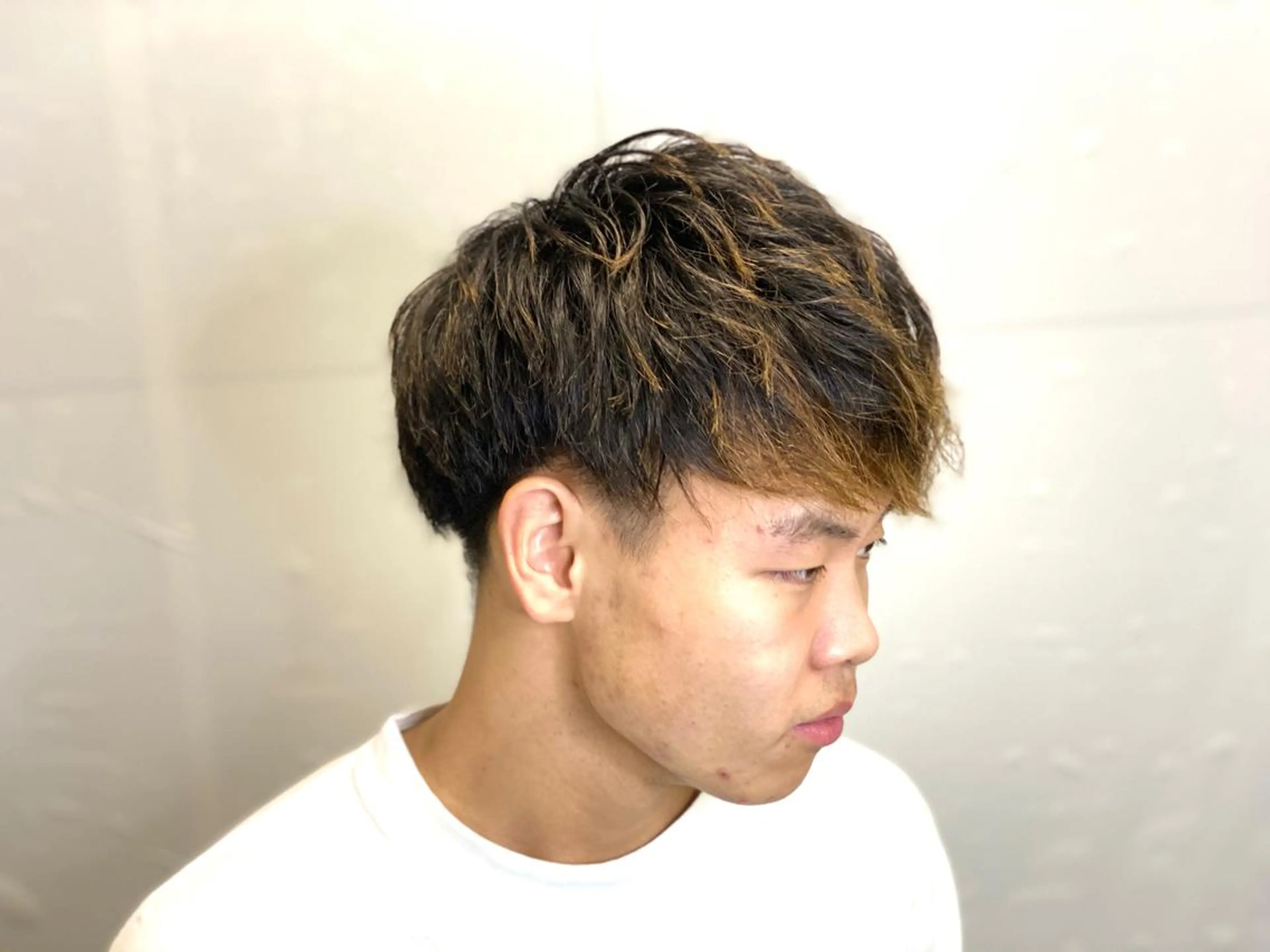 ミディアム メンズ HIRO GINZA 池袋東口店所属・林田 龍明のヘアスタイル