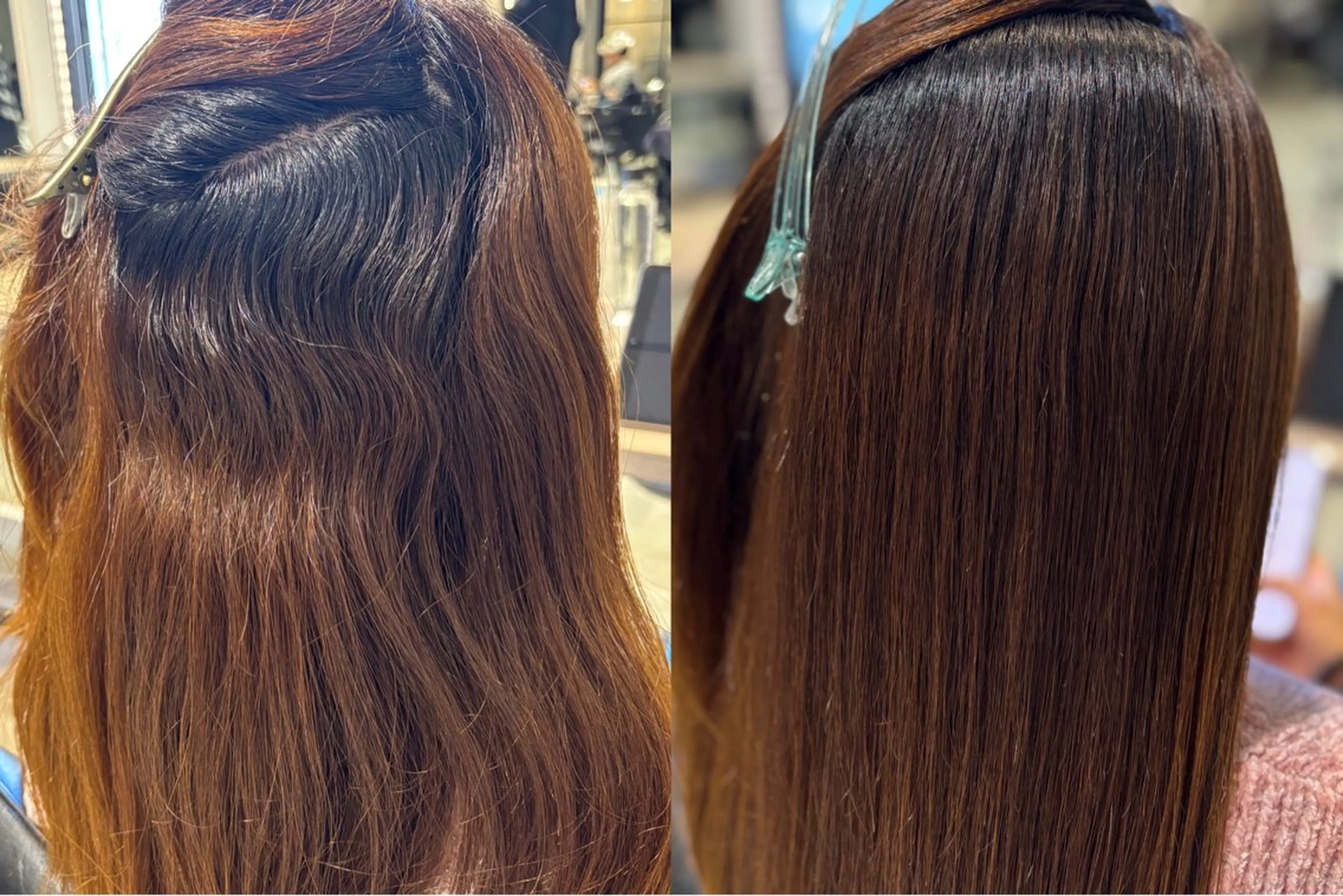 パーマ カット 縮毛矯正 トリートメント 艶髪酸性ストレート /髪質改善/寺田警二のヘアスタイル