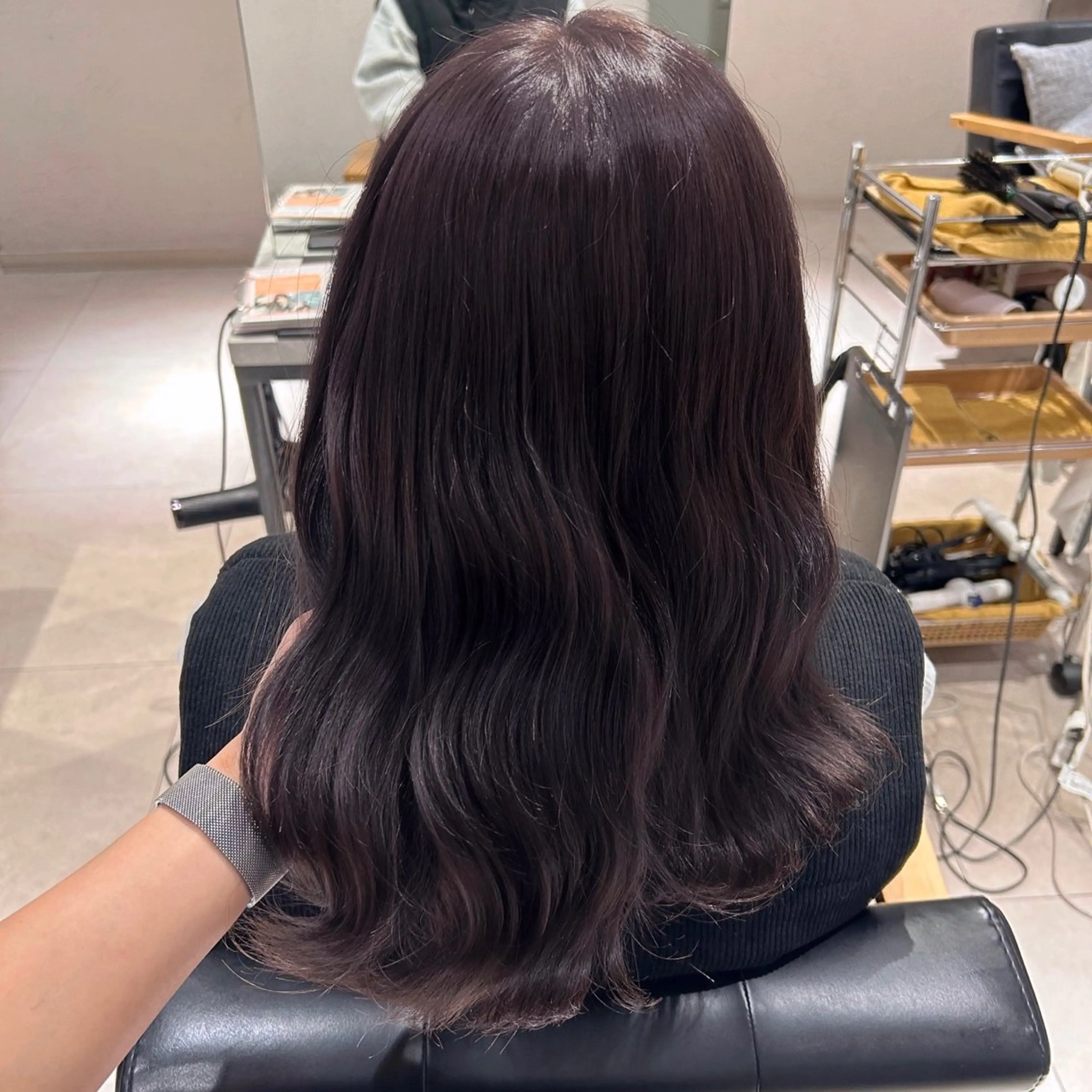 セミロング ヘアカラー トリートメント Unami  / RIZUMUのヘアスタイル