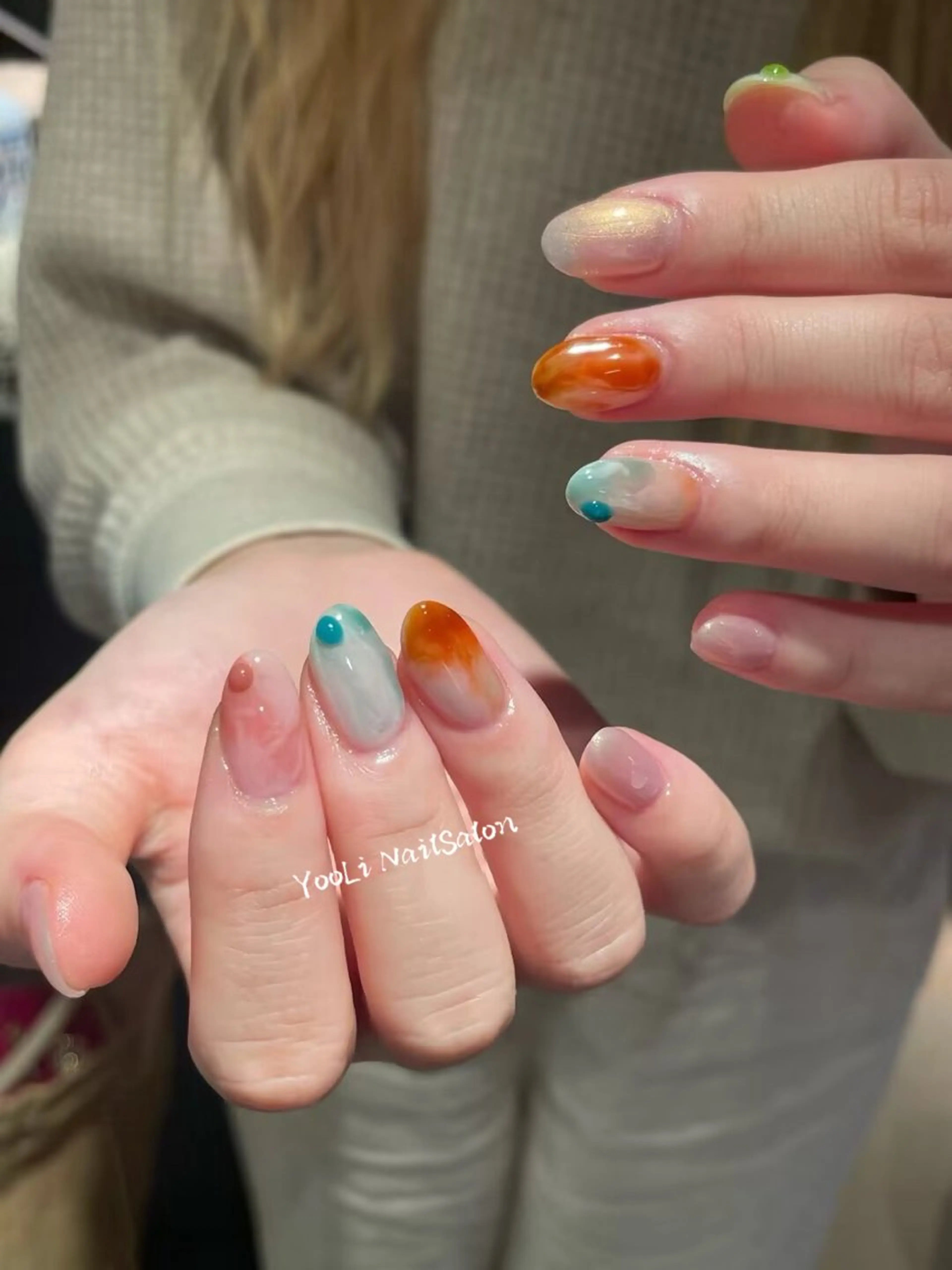 ネイル ニュアンスネイル 🎀🎀YooLi Nail Salonのネイルデザイン