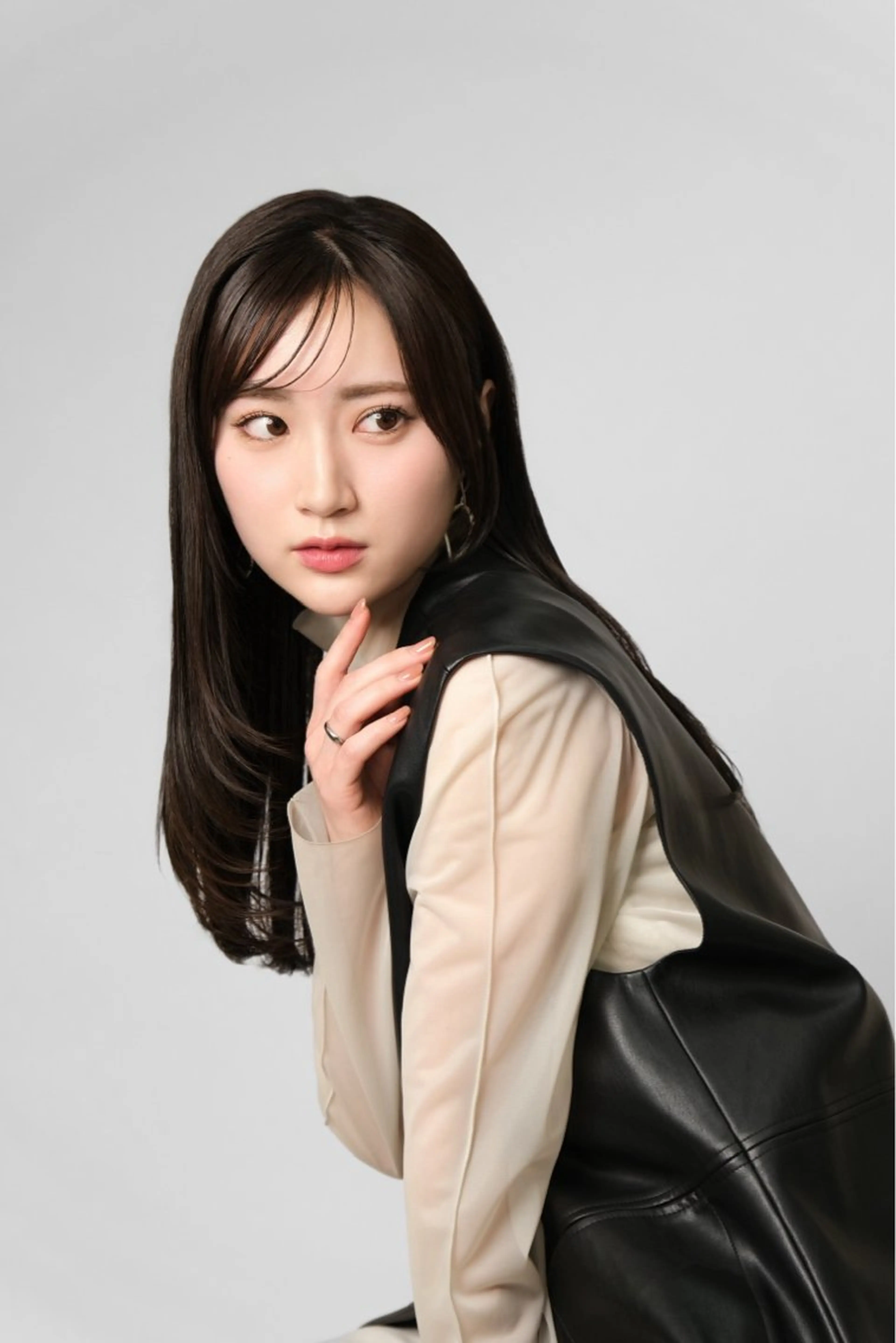 ロング 韓国風ヘア レイヤーカット エクステ・レイヤ ーカットLay.のヘアスタイル