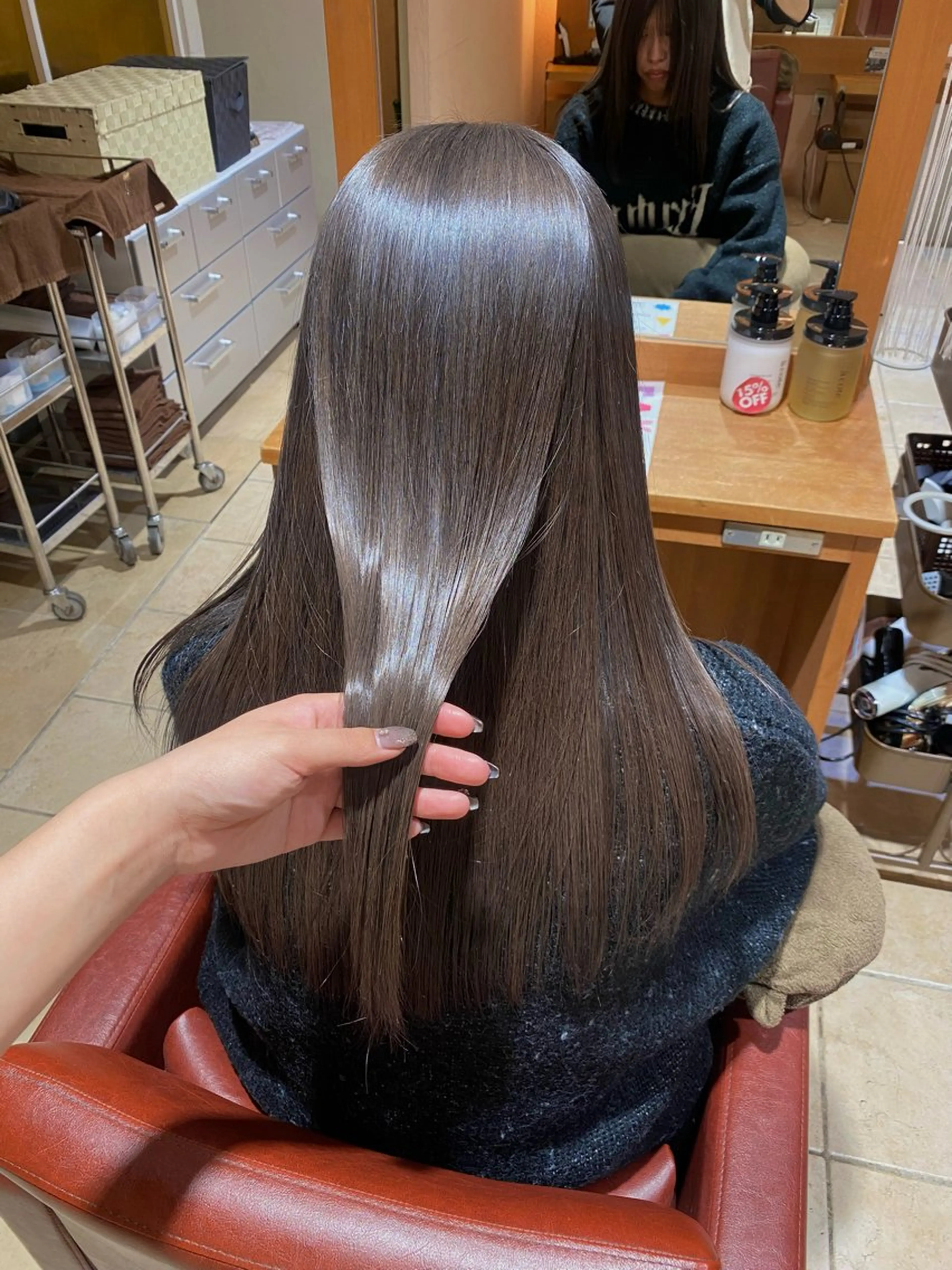 ロング カラー ヘアカラー トリートメント 🍀ブリーチ/艶カラ ー🍀 コイケのヘアスタイル