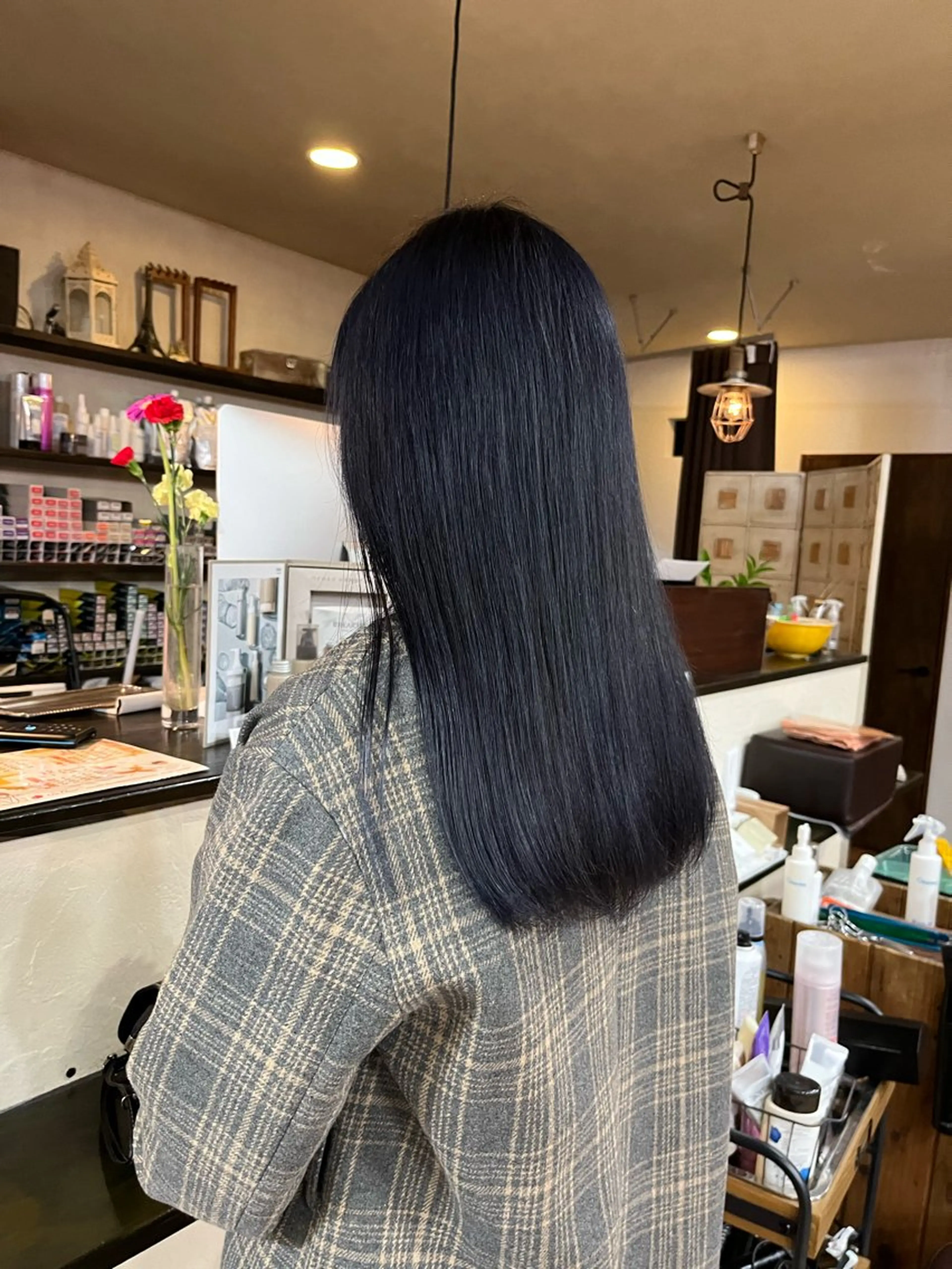 セミロング Un Fleur所属・立野 希沙のヘアスタイル