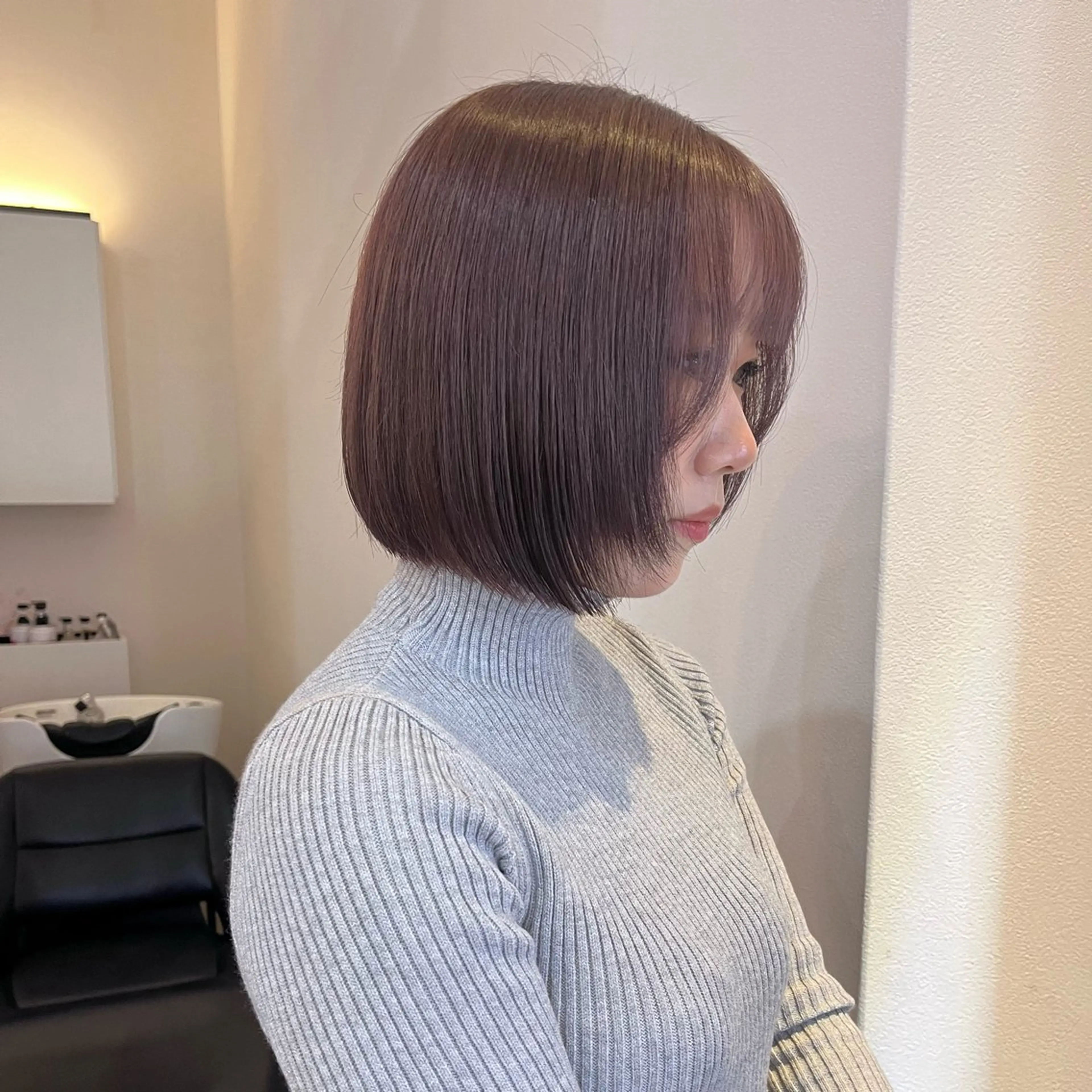 ショート カラー ヘアカラー トリートメント 梅田/髪質改善カラー ❄︎ mikiのヘアスタイル