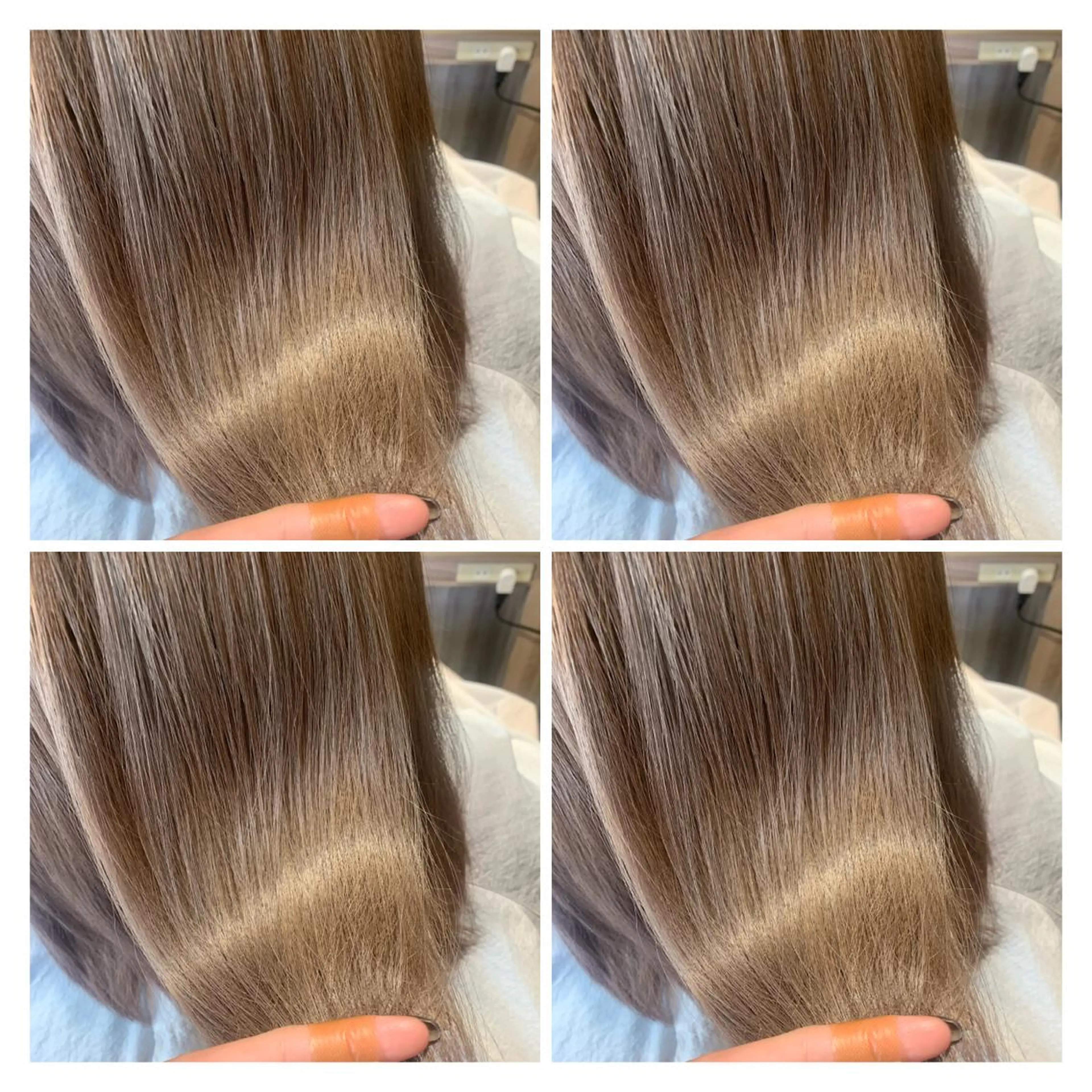 ロング カラー ベージュカラー ハイライトカラー ハイライト トリートメント 髪質改善艶髪 ℍ𝔸ℝ𝕌𝕂𝔸のヘアスタイル