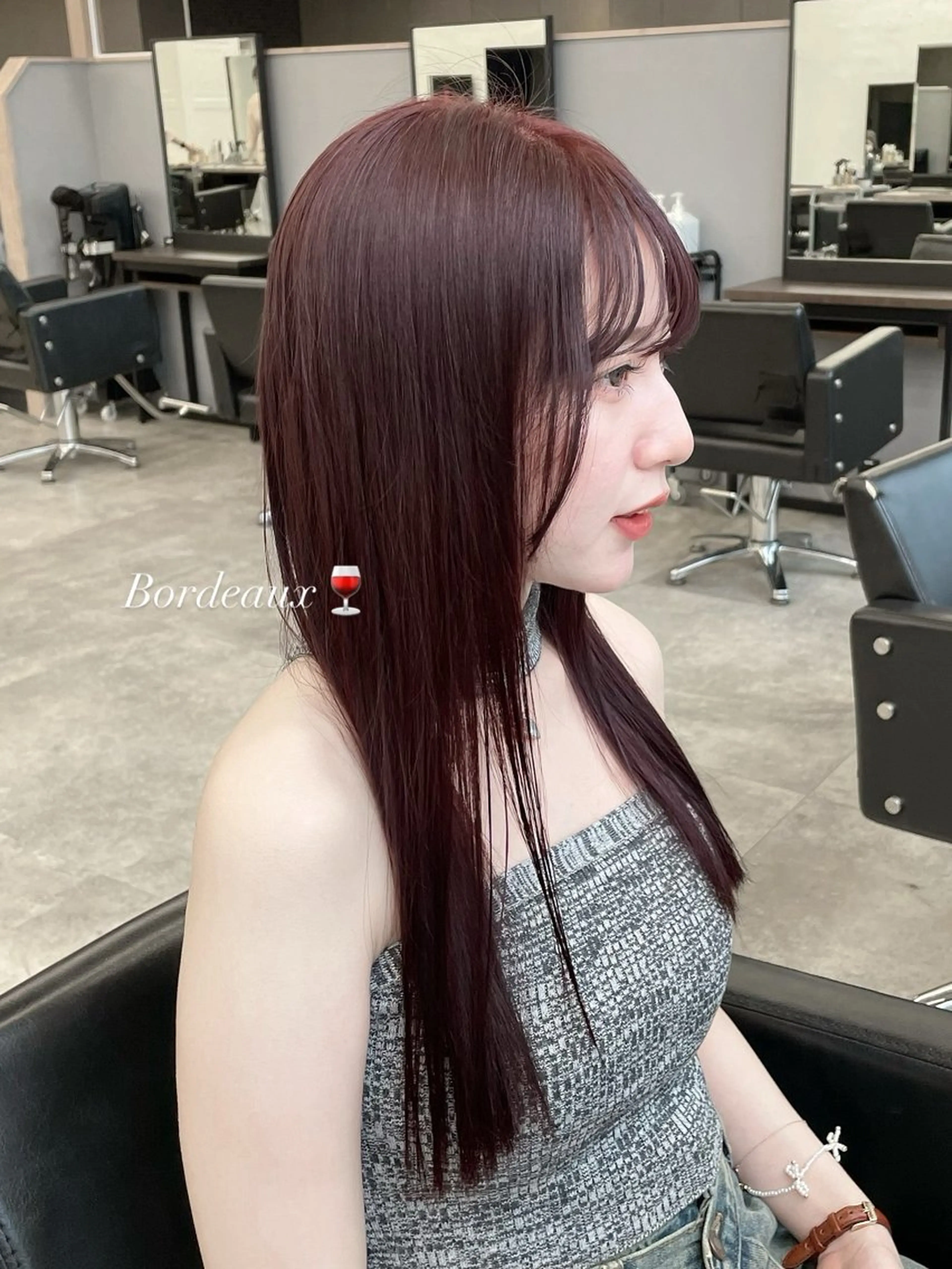 【🍒暖色クーポン🍒】ワンカラー＋髪質改善トリートメント＋marbb♡の写真