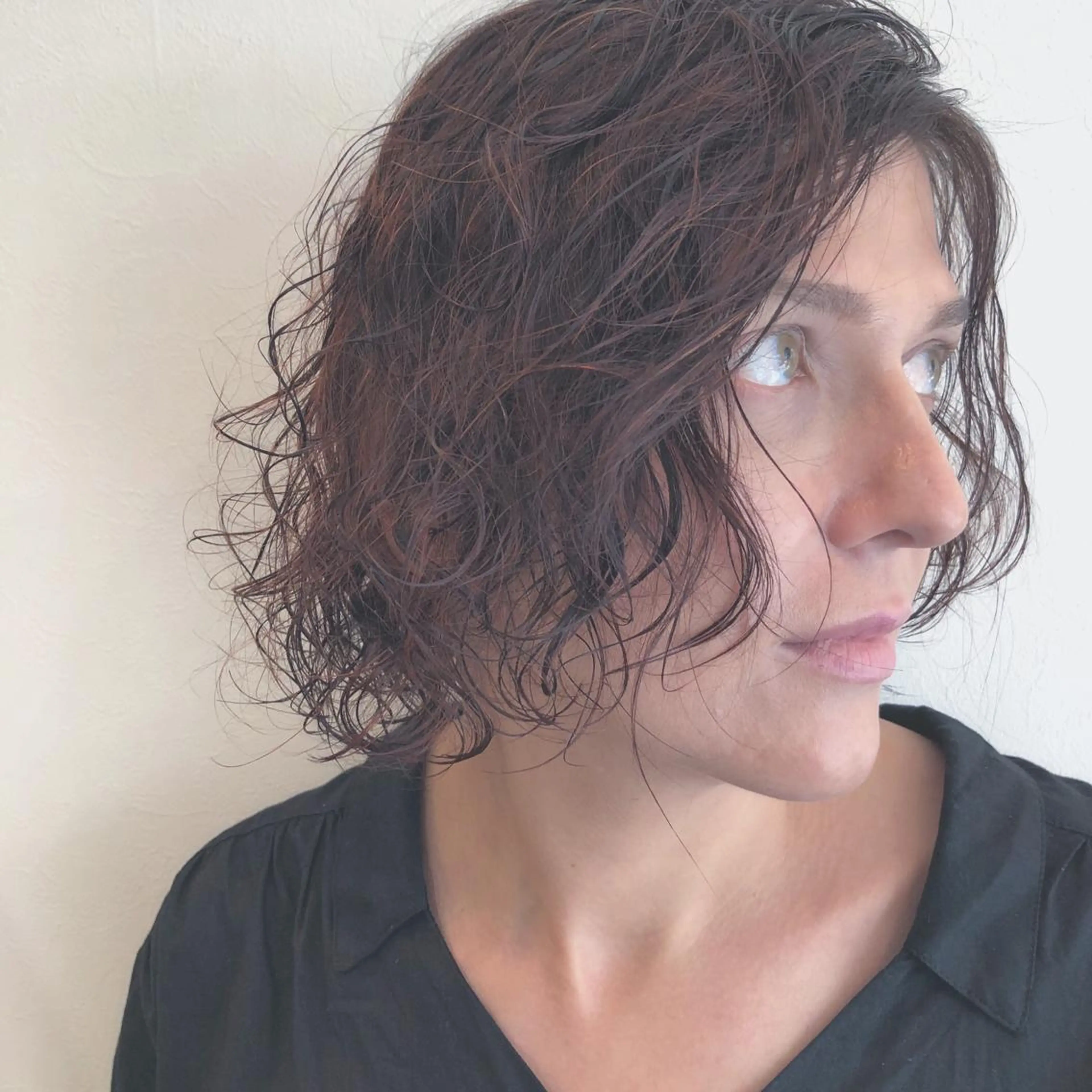 ミディアム パーマ ORIKA 美容室のヘアスタイル