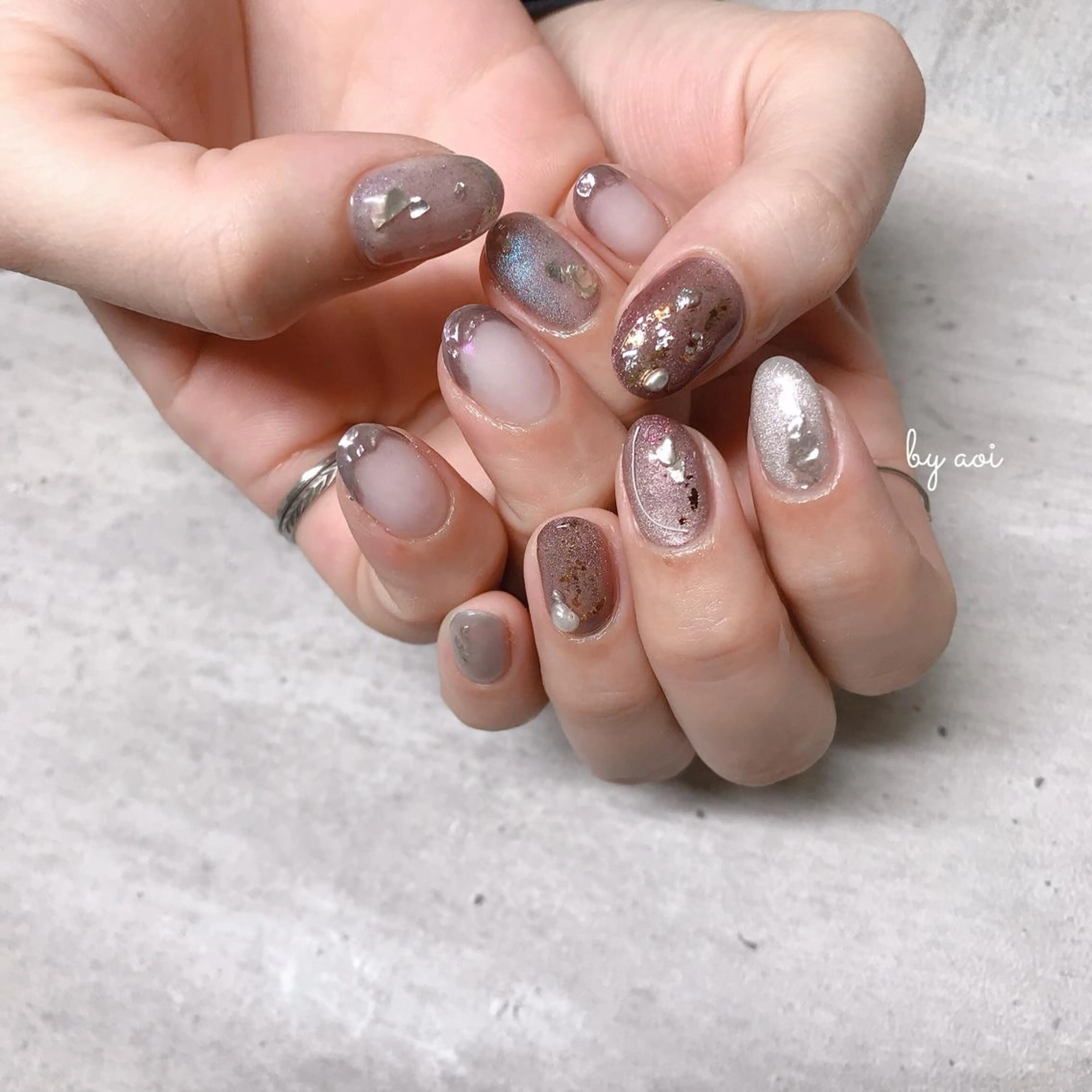 ネイル ニュアンスネイル Utopia nail_のネイルデザイン