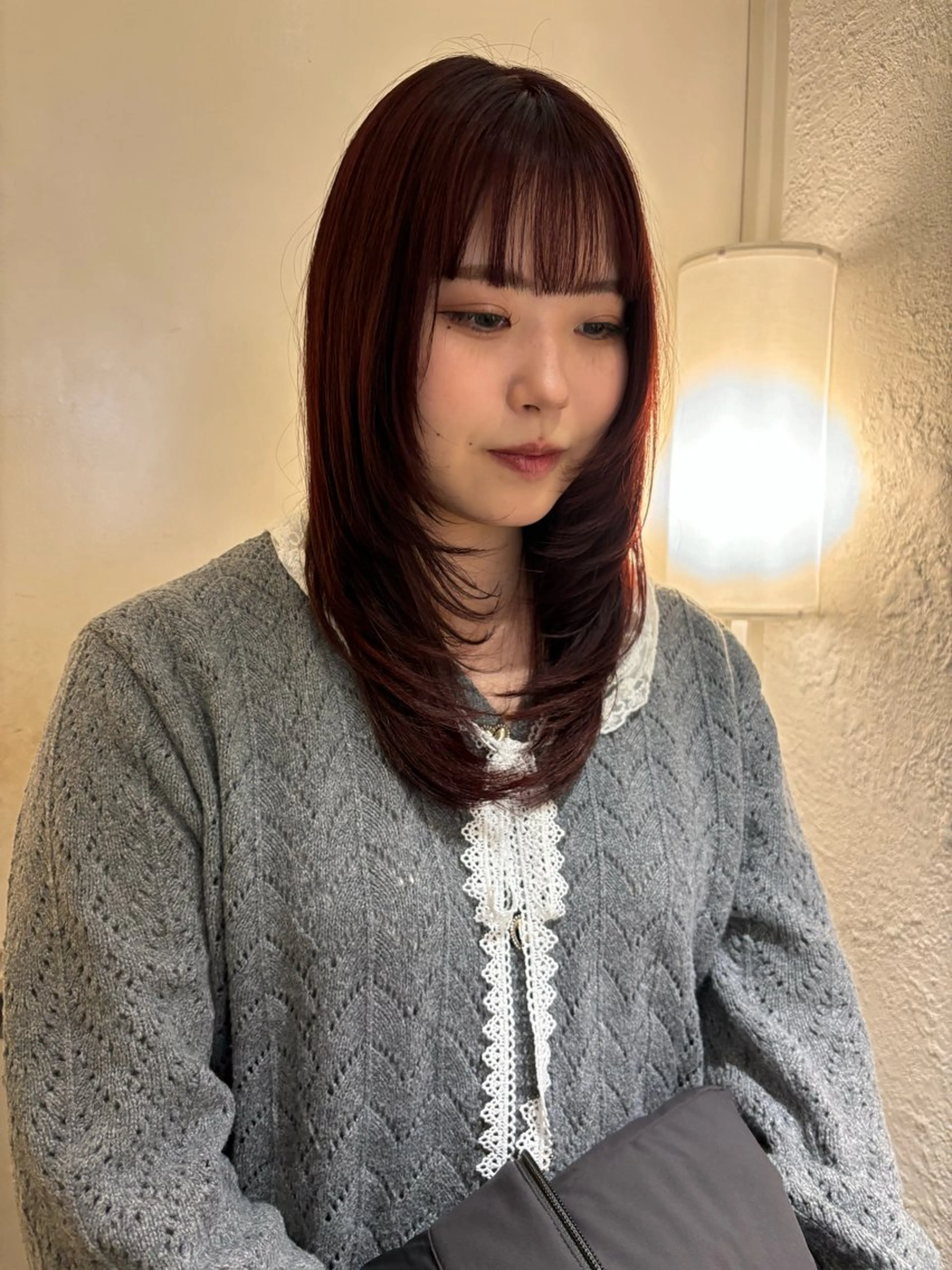 ミディアム 💫扱いやすい ／レイヤー/小林陸のヘアスタイル